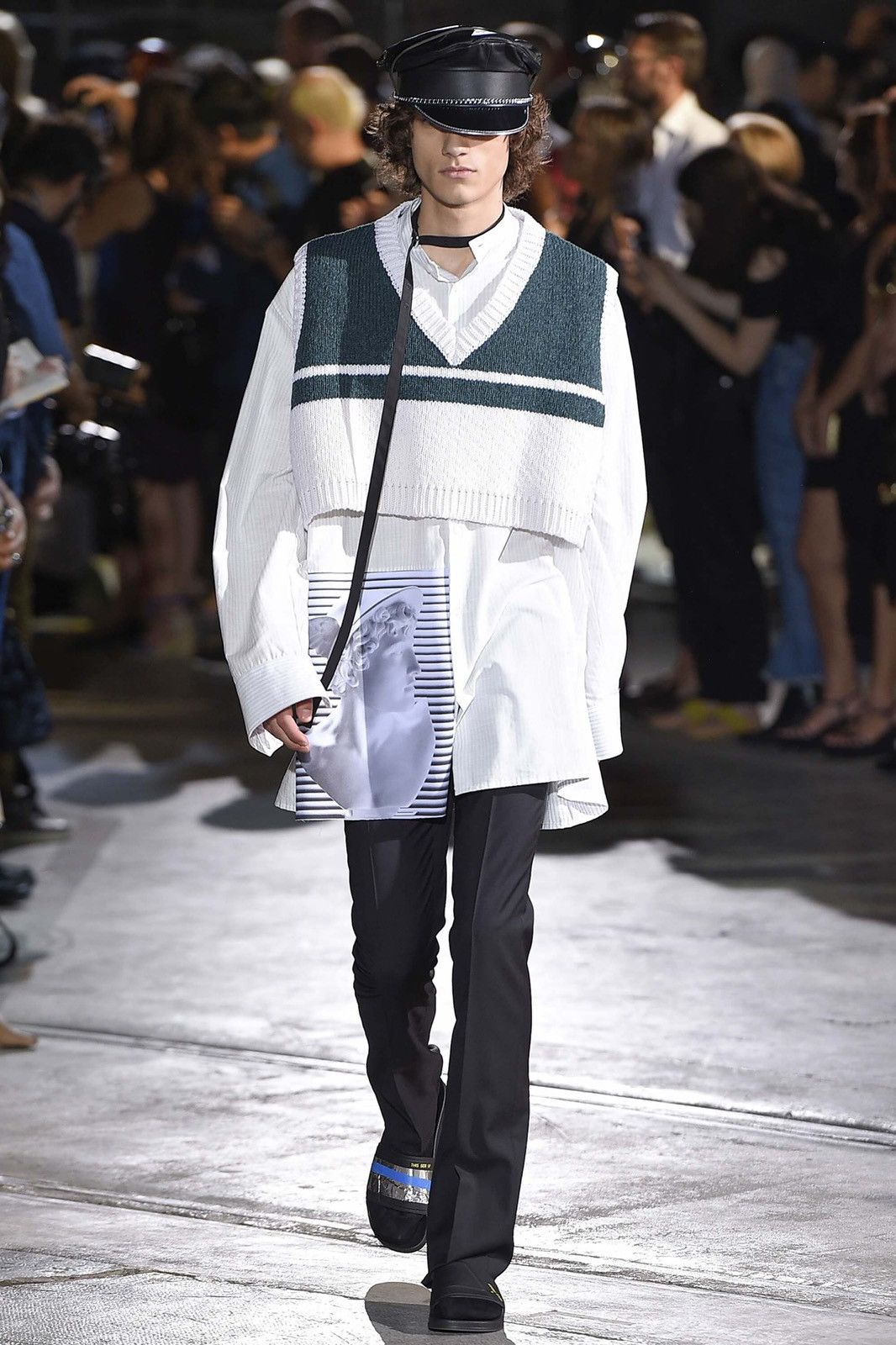 Raf Simons RAF simons SS17 oversized cropped knit vest Size US M / EU 48-50 / 2 - 5 Thumbnail