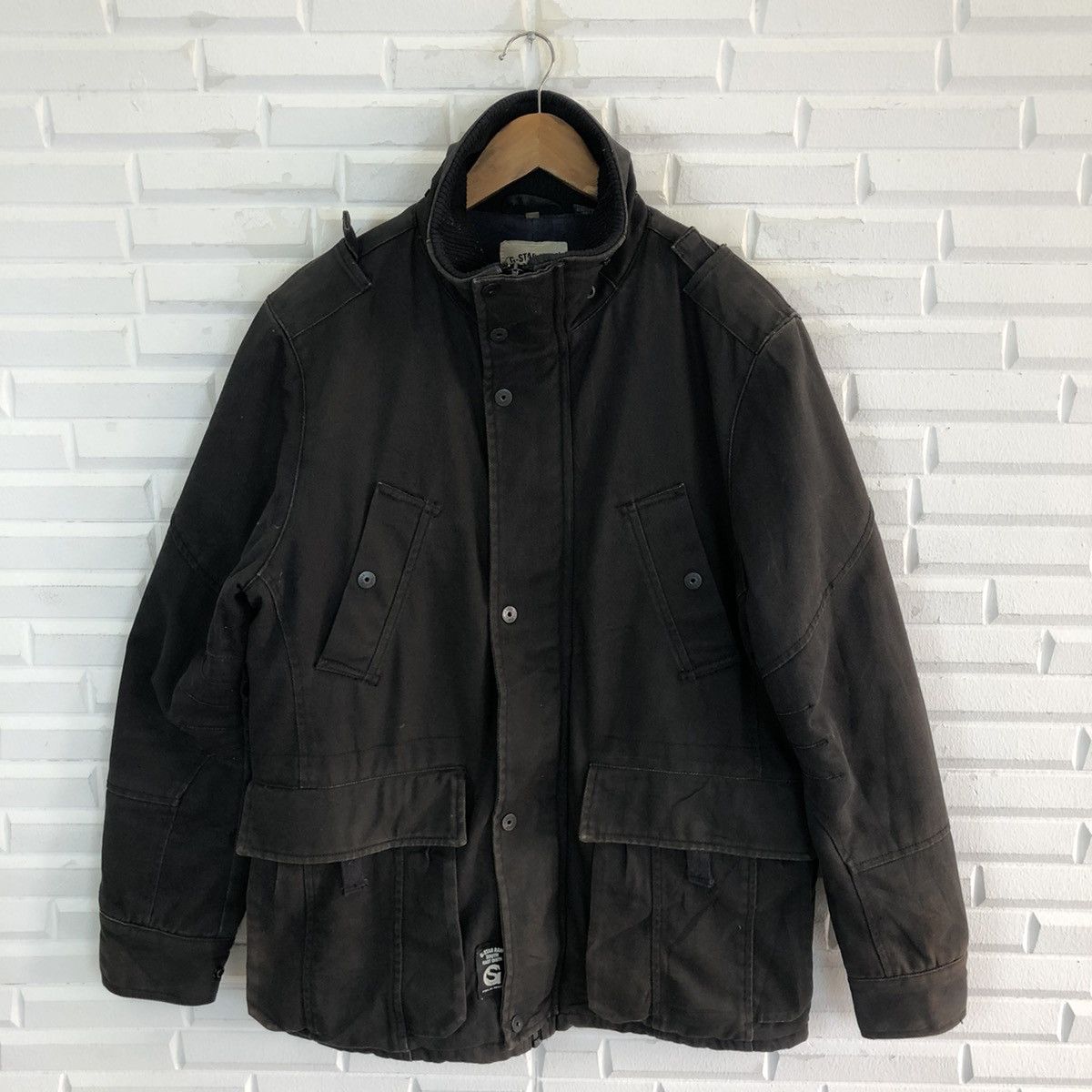G-Star × Japanese Brand × Vintage G-STAR RAW SOUTH HEAVY COAT JACKET Size US L / EU 52-54 / 3 - 2 Thumbnail
