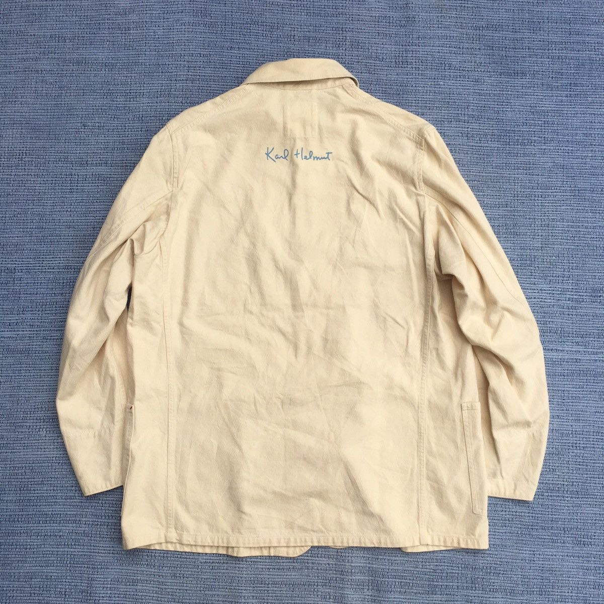 Japanese Brand vintage karl helmut cream cotton jacket Size US M / EU 48-50 / 2 - 9 Thumbnail