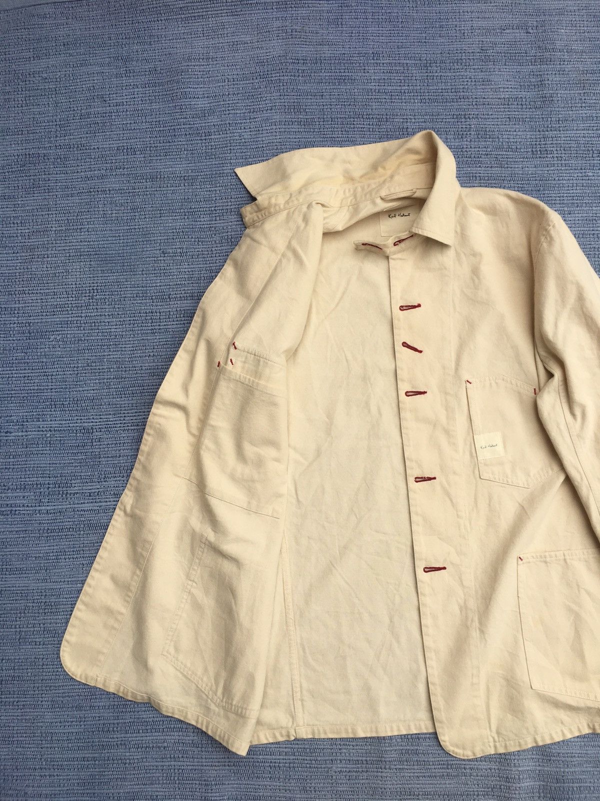 Japanese Brand vintage karl helmut cream cotton jacket Size US M / EU 48-50 / 2 - 15 Thumbnail