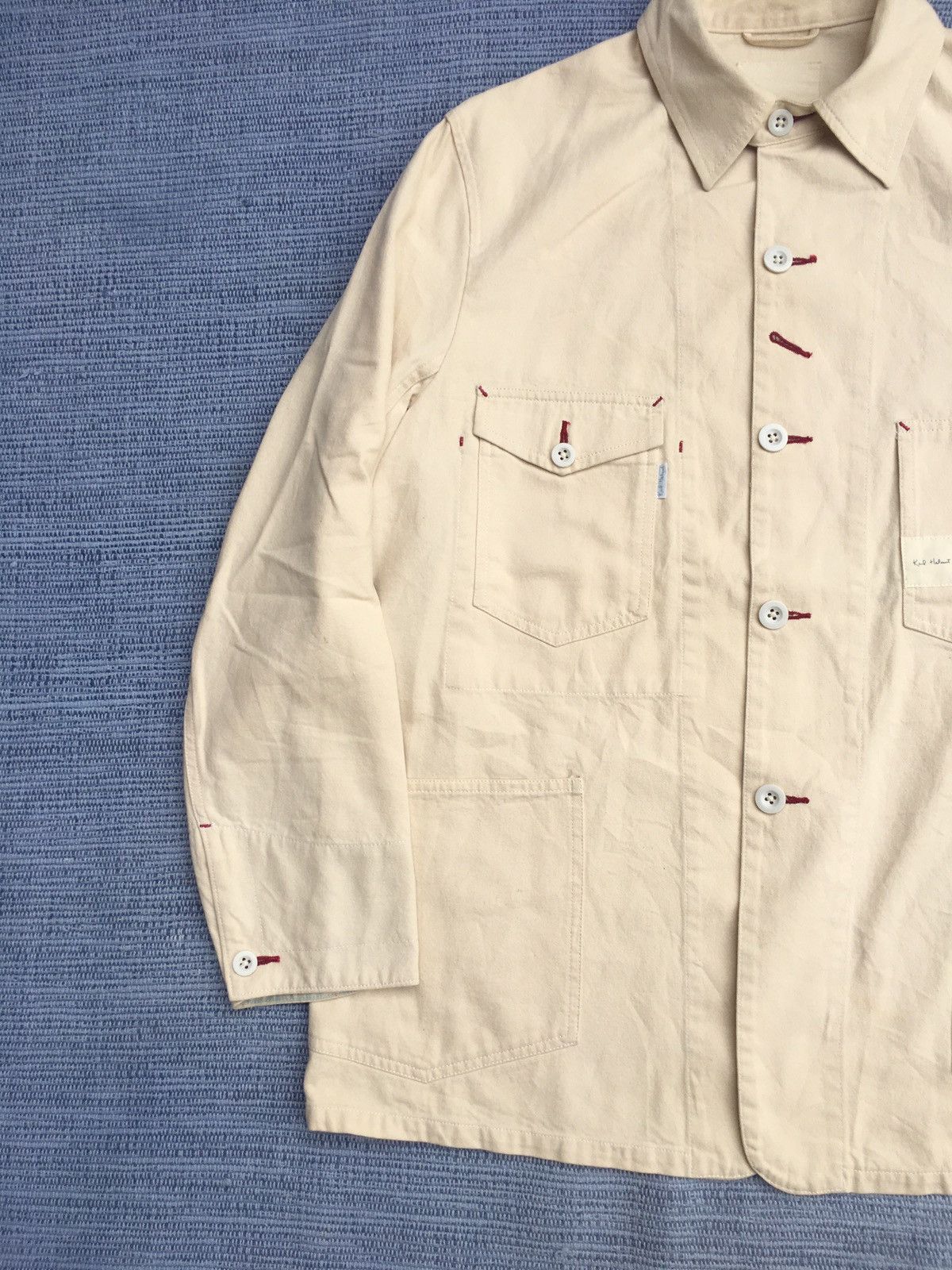 Japanese Brand vintage karl helmut cream cotton jacket Size US M / EU 48-50 / 2 - 5 Thumbnail