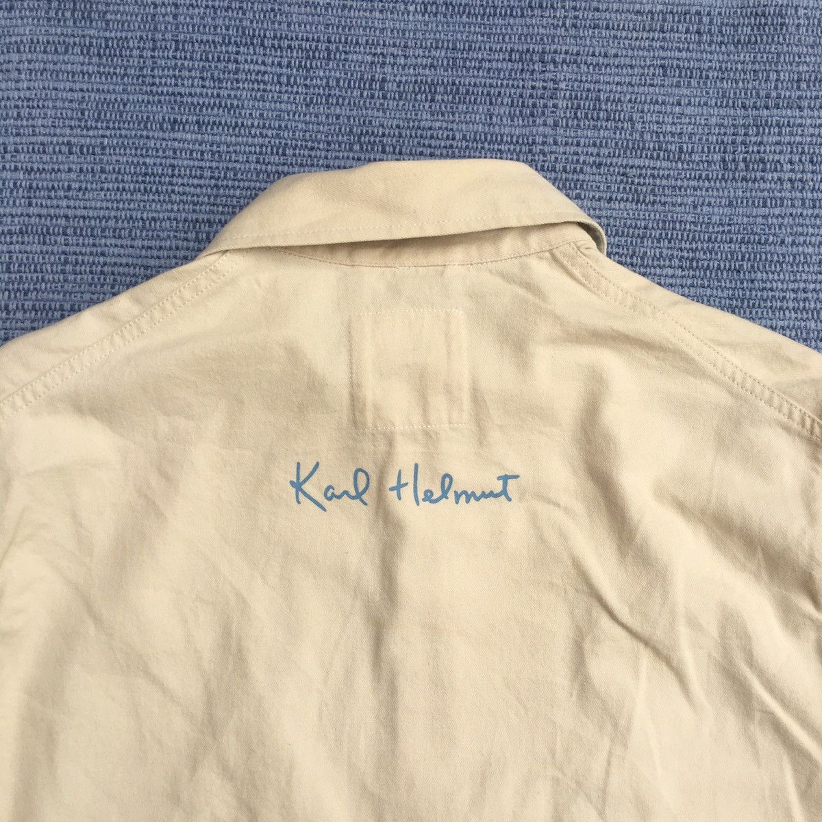 Japanese Brand vintage karl helmut cream cotton jacket Size US M / EU 48-50 / 2 - 10 Thumbnail