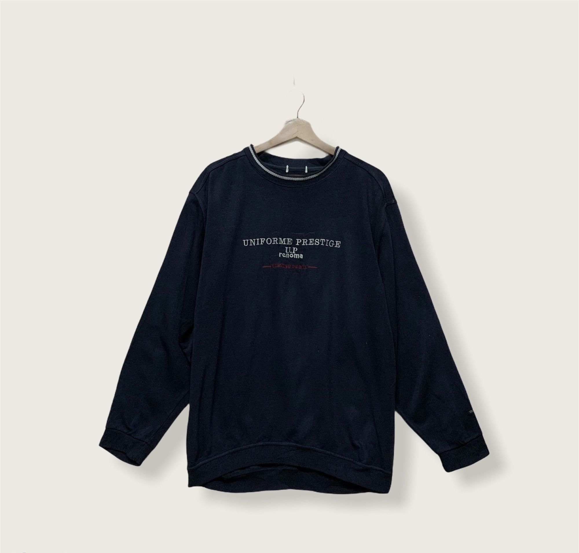 Renoma Vintage UP Renoma Spell Out Embroidery Sweatshirt Size US M / EU 48-50 / 2 - 1 Thumbnail