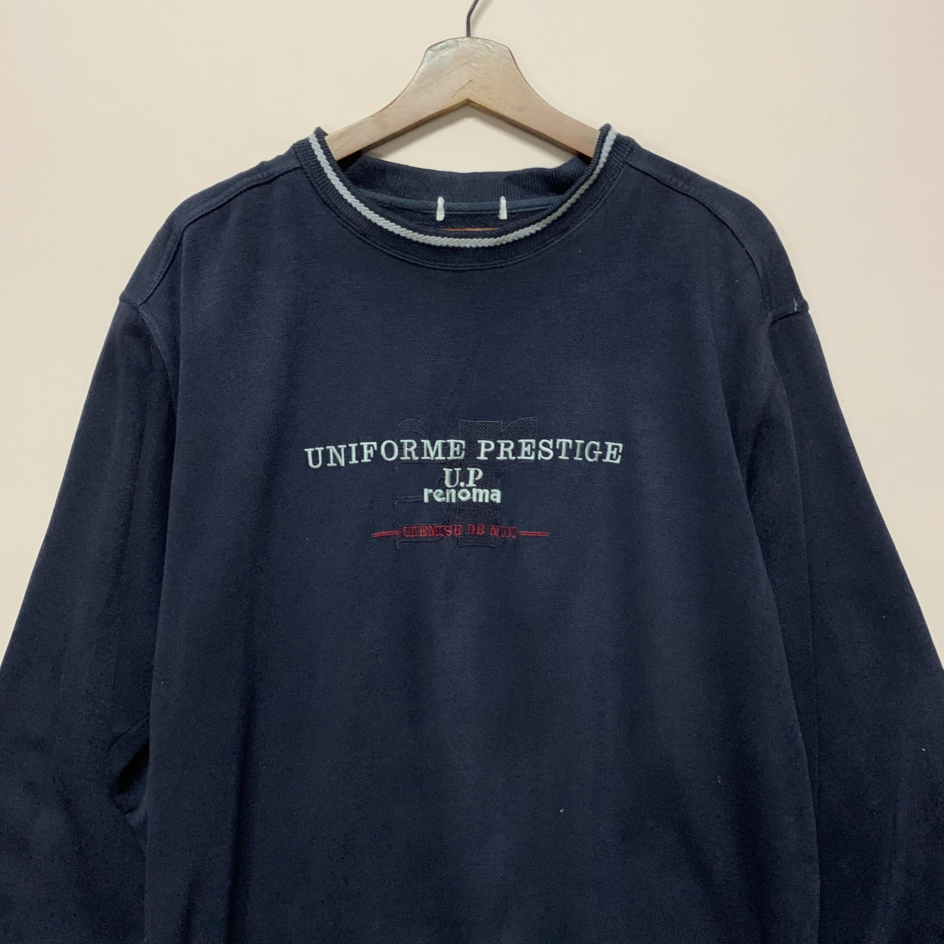 Renoma Vintage UP Renoma Spell Out Embroidery Sweatshirt Size US M / EU 48-50 / 2 - 3 Thumbnail