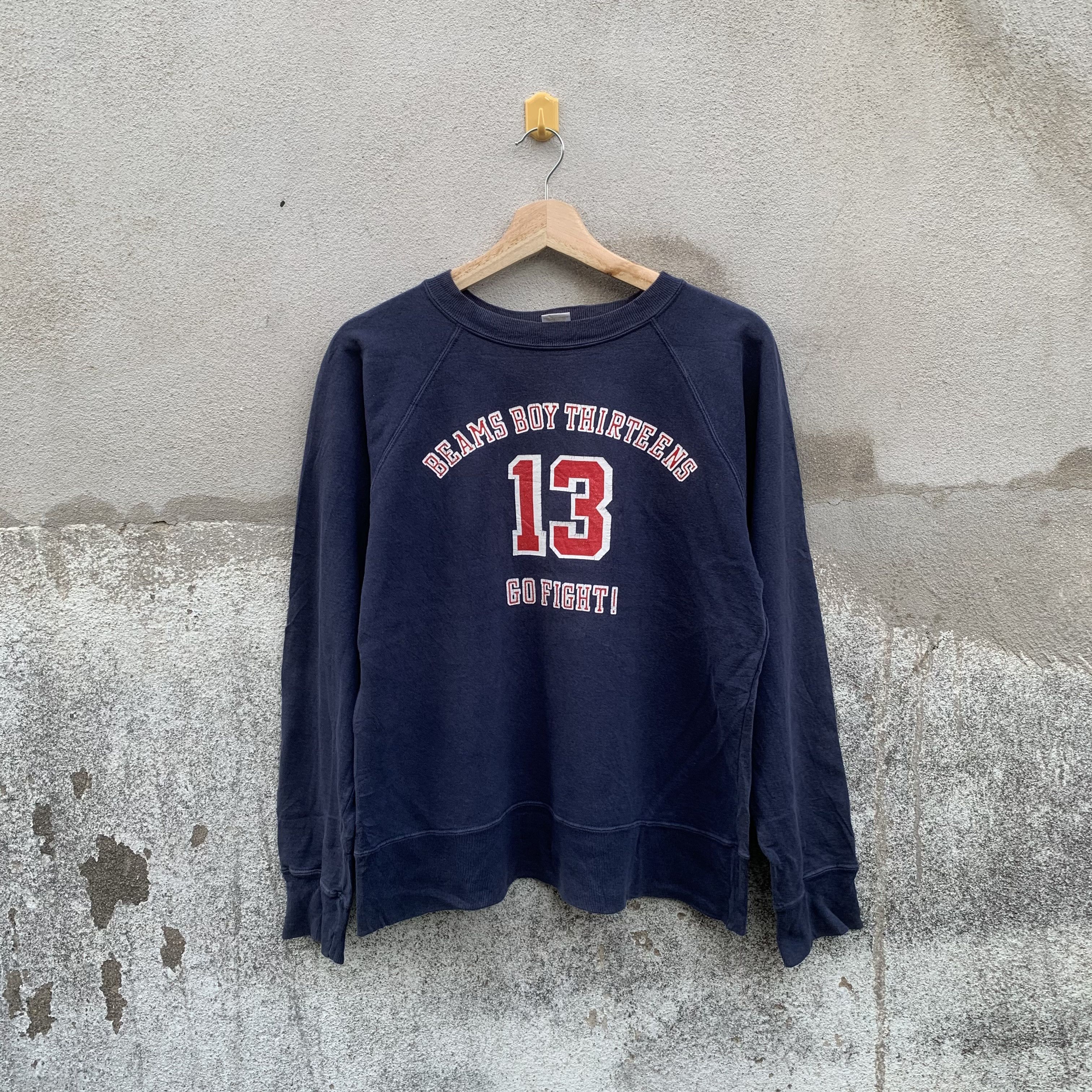 Beams Plus Vintage Beams Crewneck Pullover Sweater Sweatshirts Size US M / EU 48-50 / 2 - 1 Thumbnail
