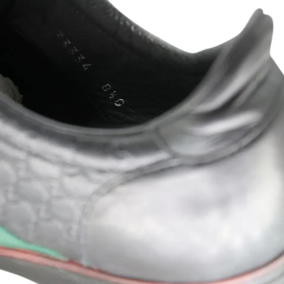 Black Guccissima Leather and Classic Web Men's Sneakers
