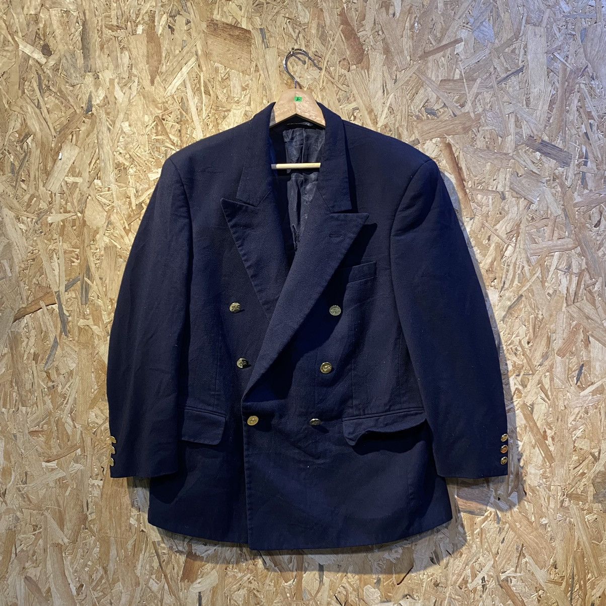 Burberry × Burberry Prorsum × Vintage VINTAGE‼️Burberrys Prorsum Made In USA Blazers Size 44L - 1 Thumbnail