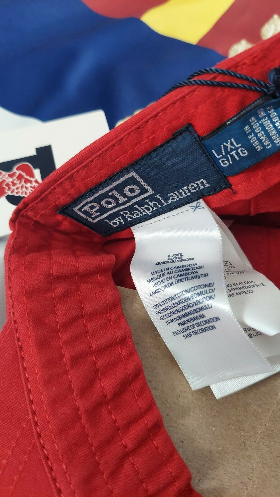ralph lauren ハット　stadium 1992 Polo Ralph Lauren 1992 stadium hat Red S/M Retro New With