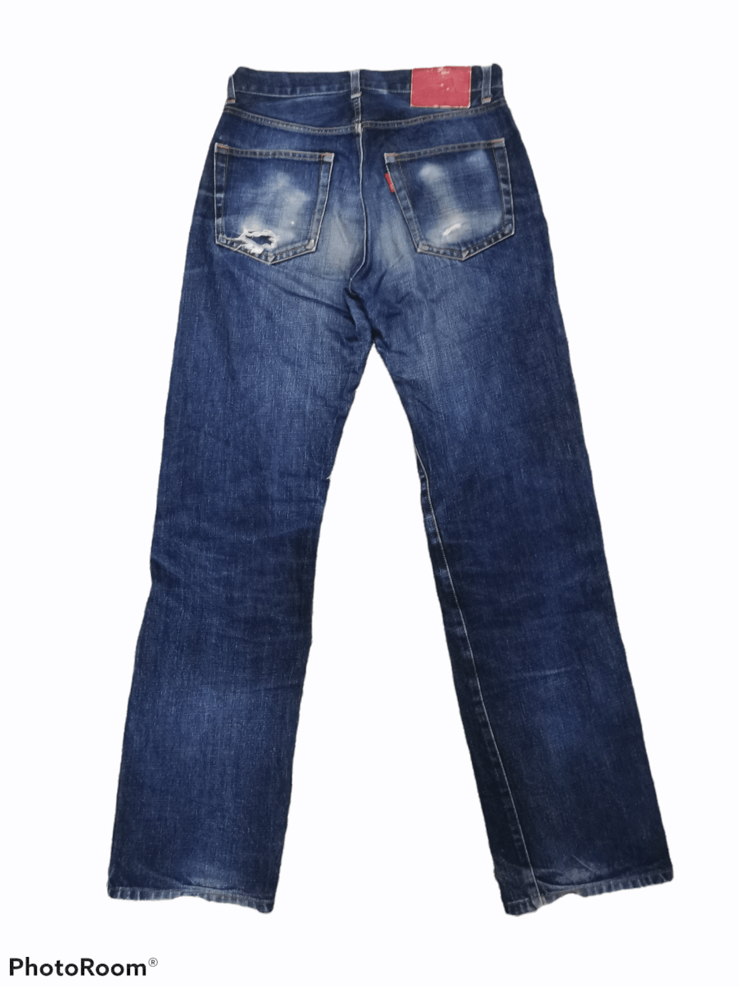 Japanese Brand INÉD HOMME by Yohji Yamamoto Distressed Denim Jean Size US 30 / EU 46 - 7 Thumbnail