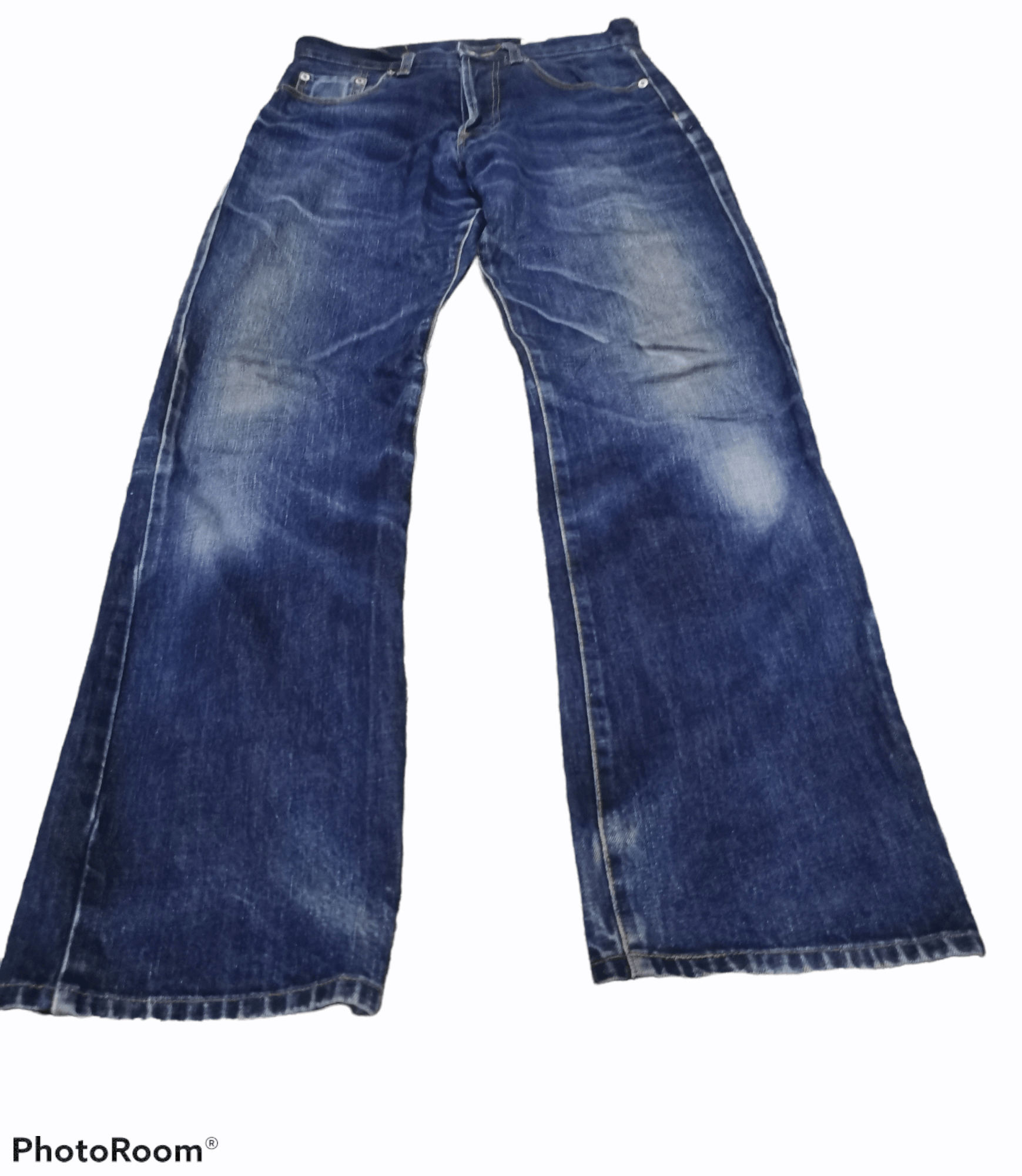 Japanese Brand INÉD HOMME by Yohji Yamamoto Distressed Denim Jean Size US 30 / EU 46 - 6 Thumbnail