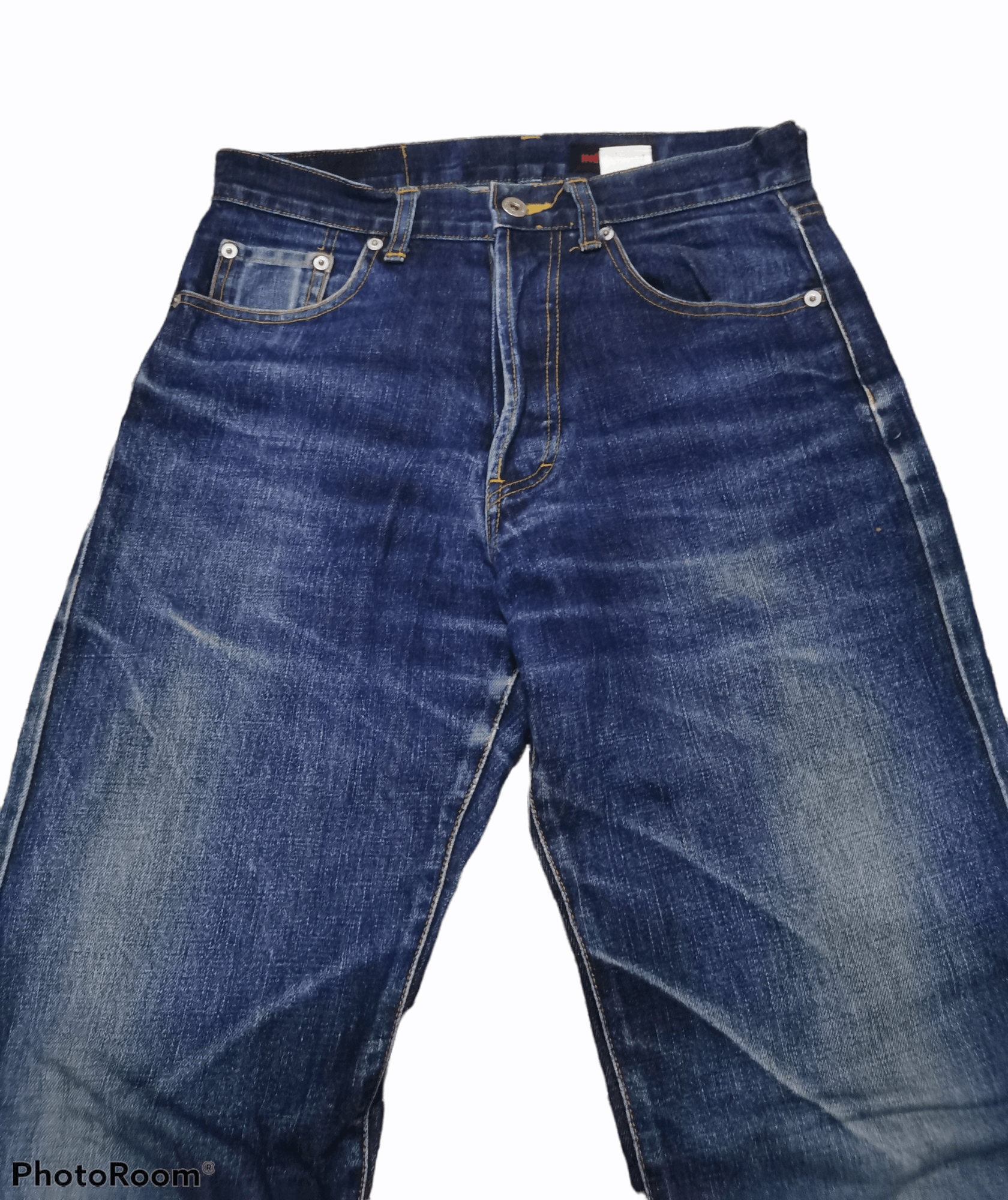 Japanese Brand INÉD HOMME by Yohji Yamamoto Distressed Denim Jean Size US 30 / EU 46 - 2 Thumbnail