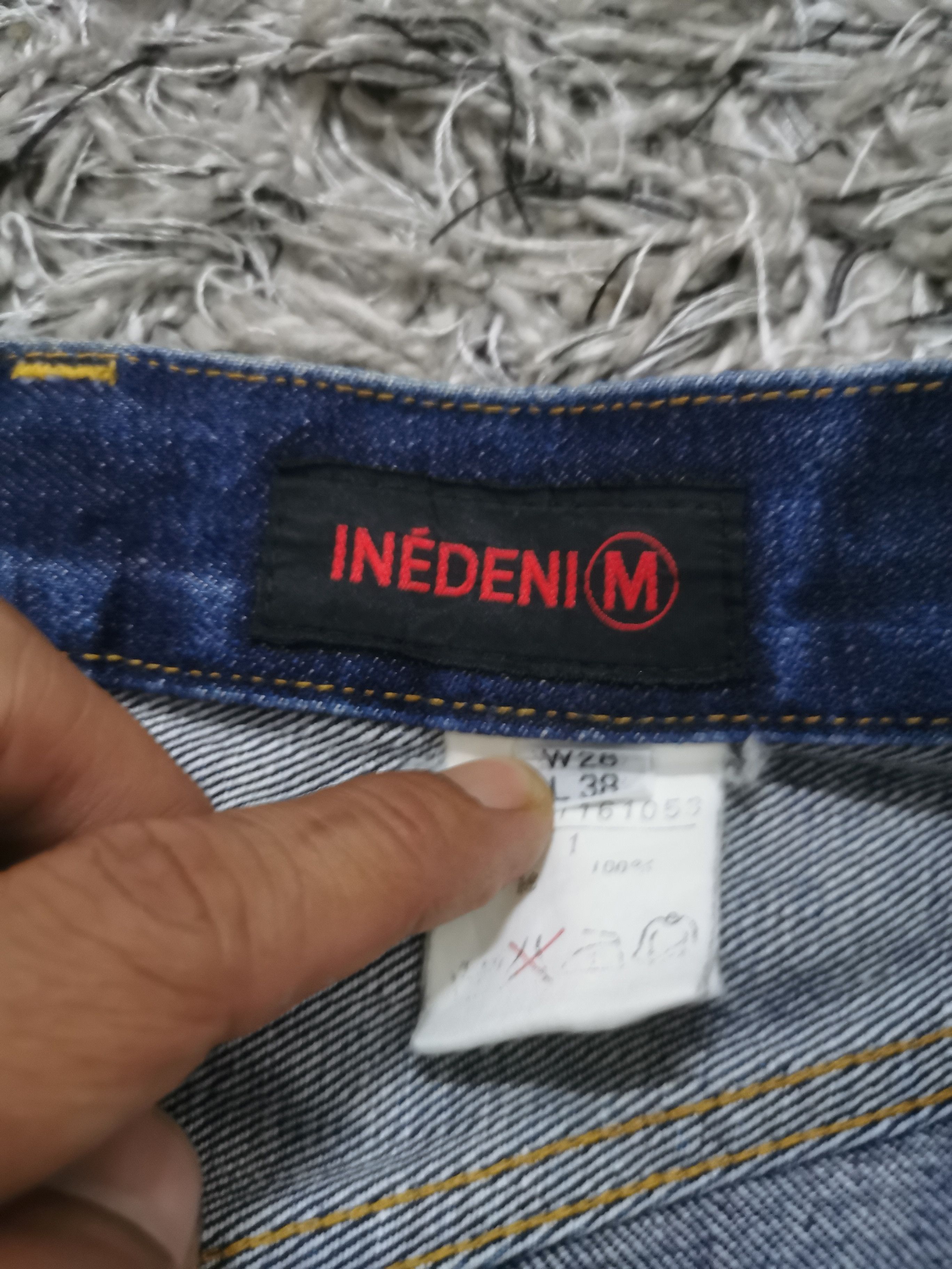 Japanese Brand INÉD HOMME by Yohji Yamamoto Distressed Denim Jean Size US 30 / EU 46 - 11 Thumbnail