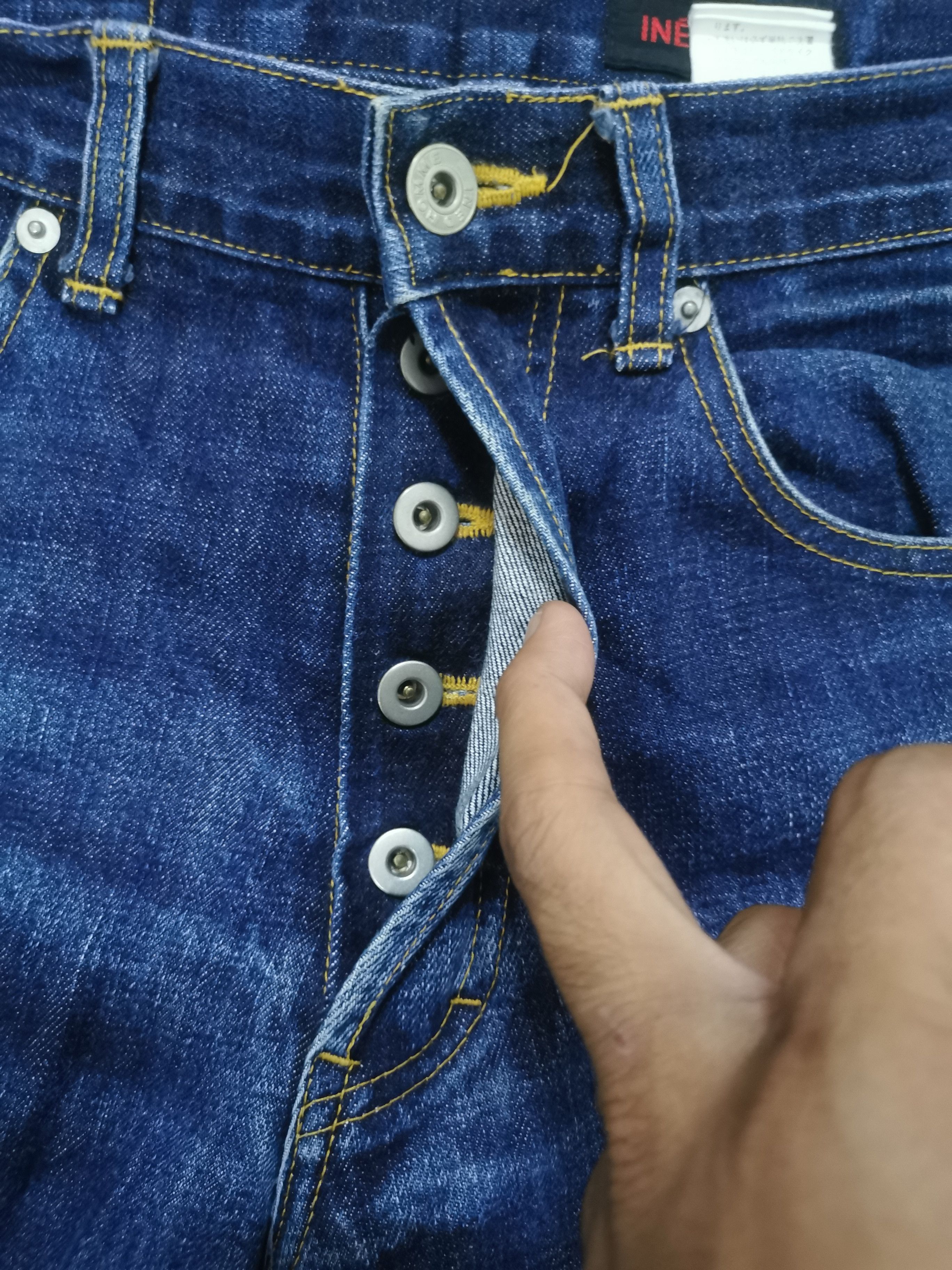 Japanese Brand INÉD HOMME by Yohji Yamamoto Distressed Denim Jean Size US 30 / EU 46 - 4 Thumbnail