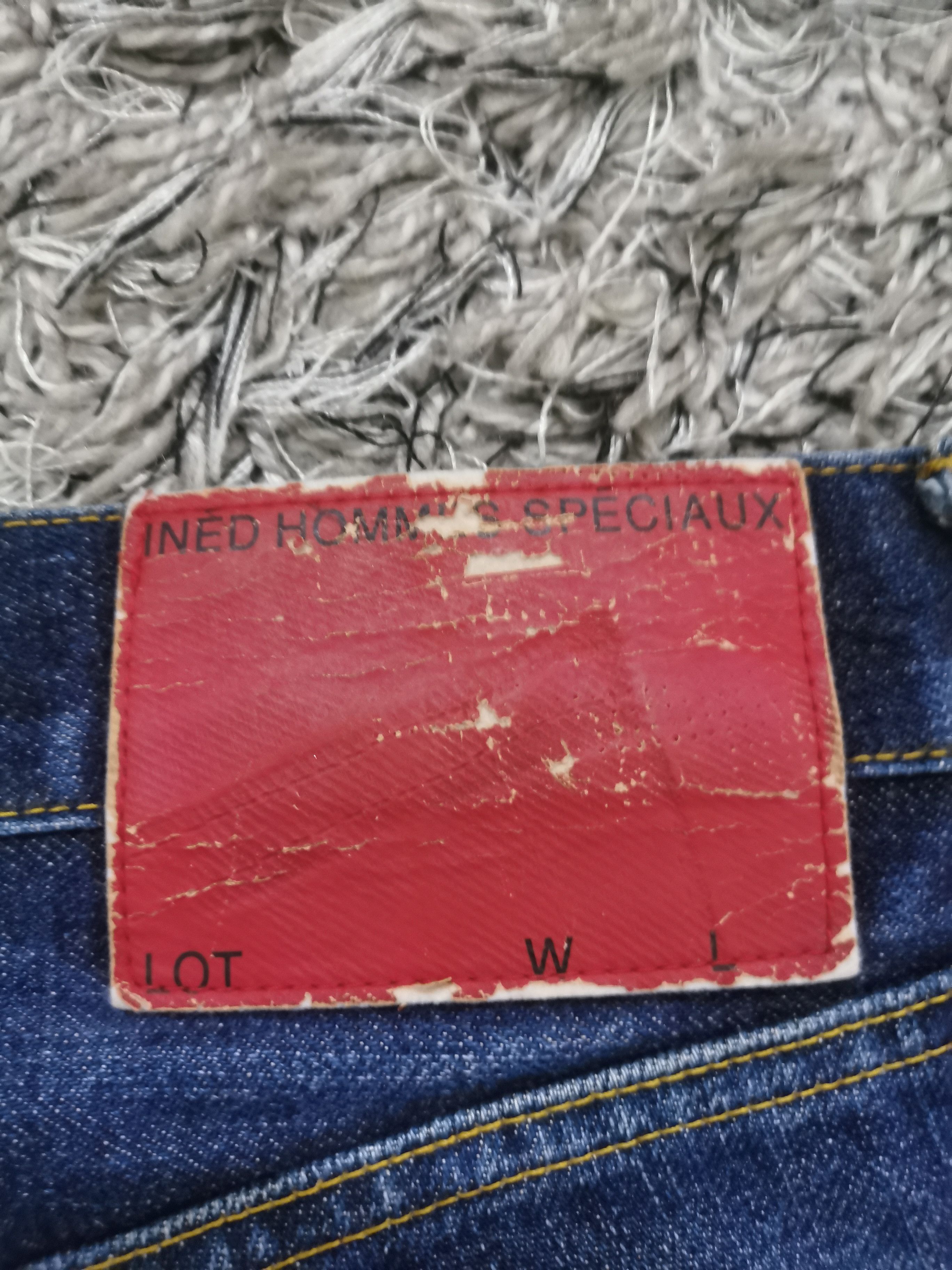 Japanese Brand INÉD HOMME by Yohji Yamamoto Distressed Denim Jean Size US 30 / EU 46 - 10 Thumbnail