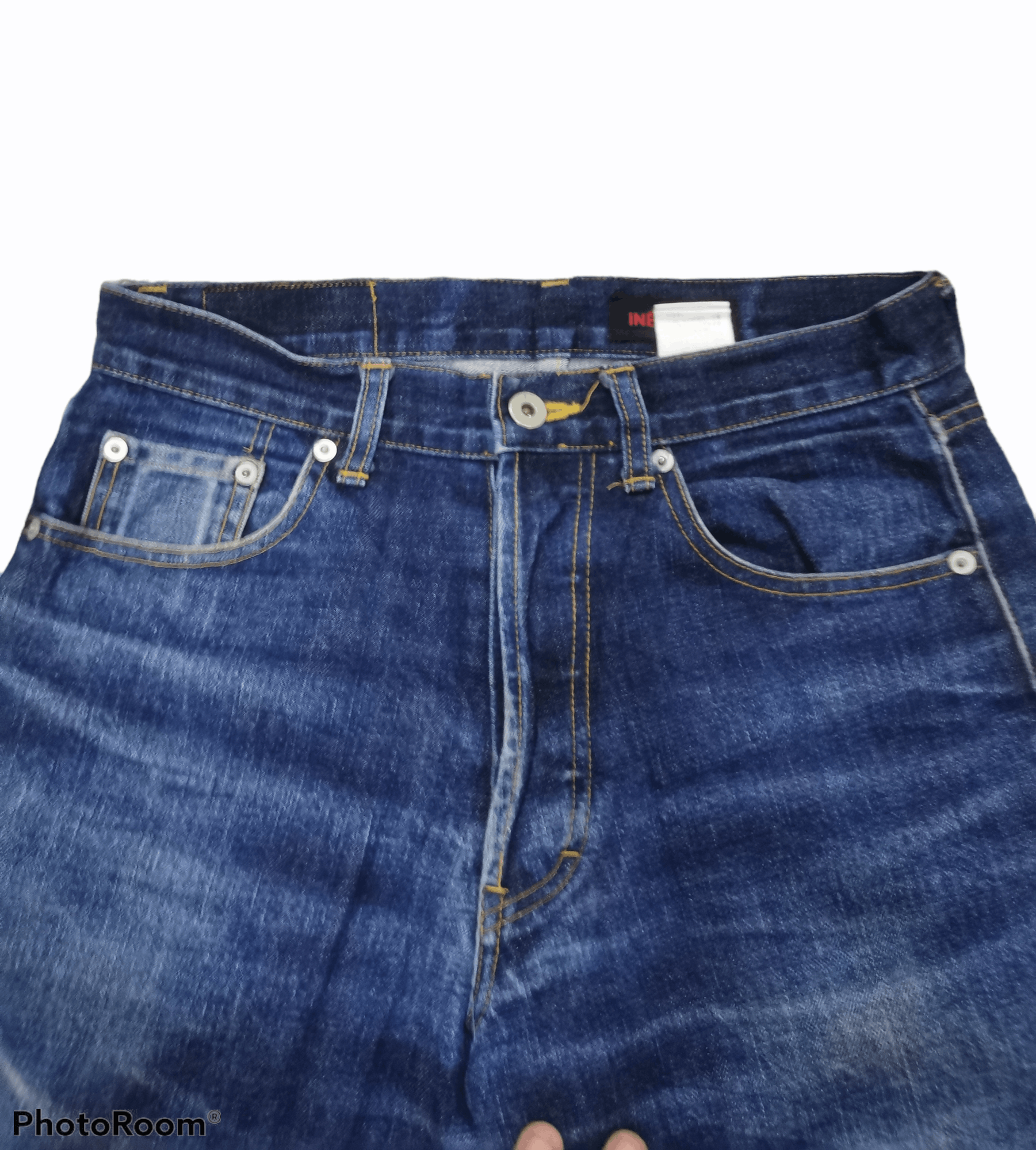 Japanese Brand INÉD HOMME by Yohji Yamamoto Distressed Denim Jean Size US 30 / EU 46 - 3 Thumbnail