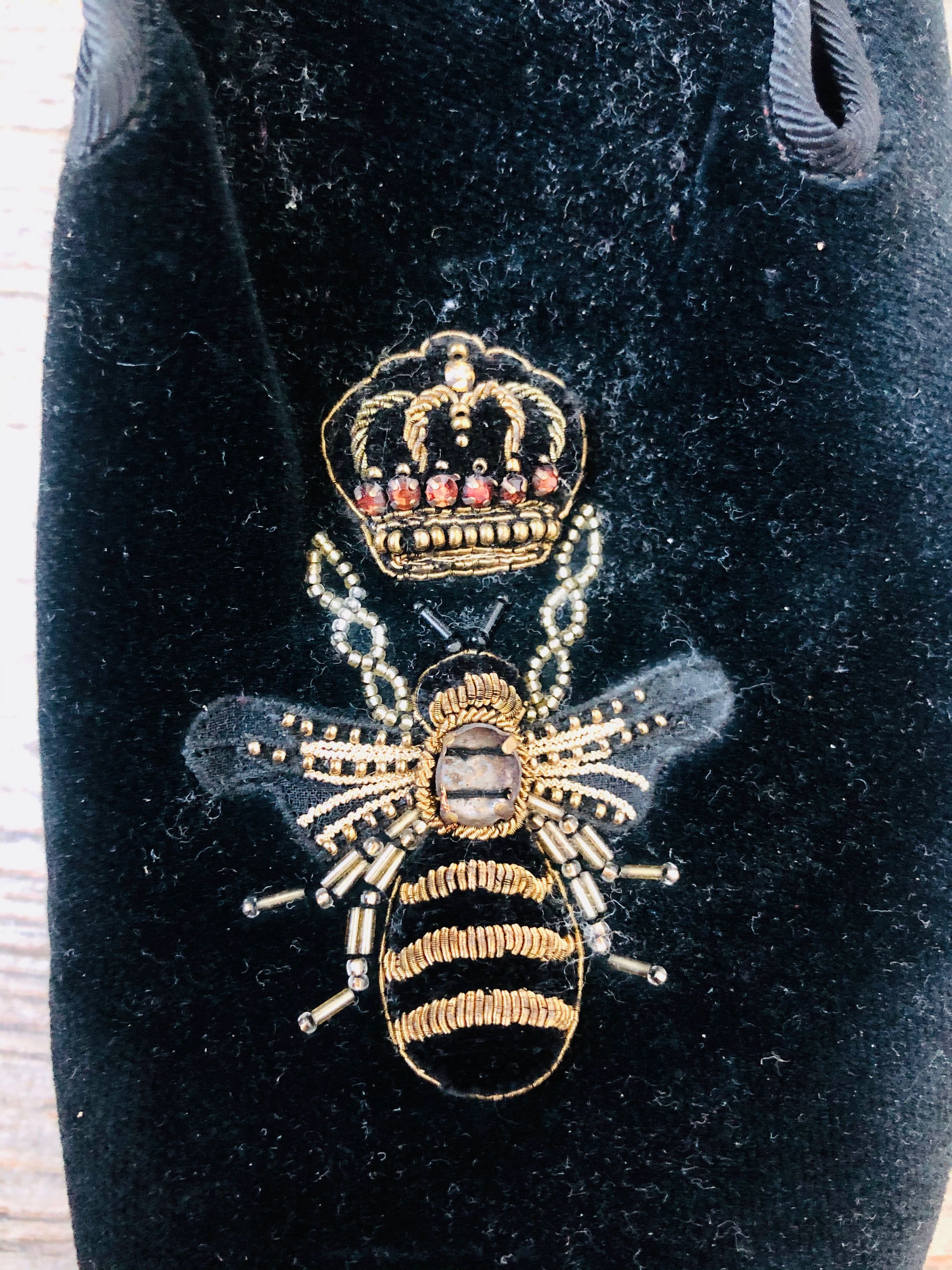 Dolce & Gabbana Black Velvet Shoes