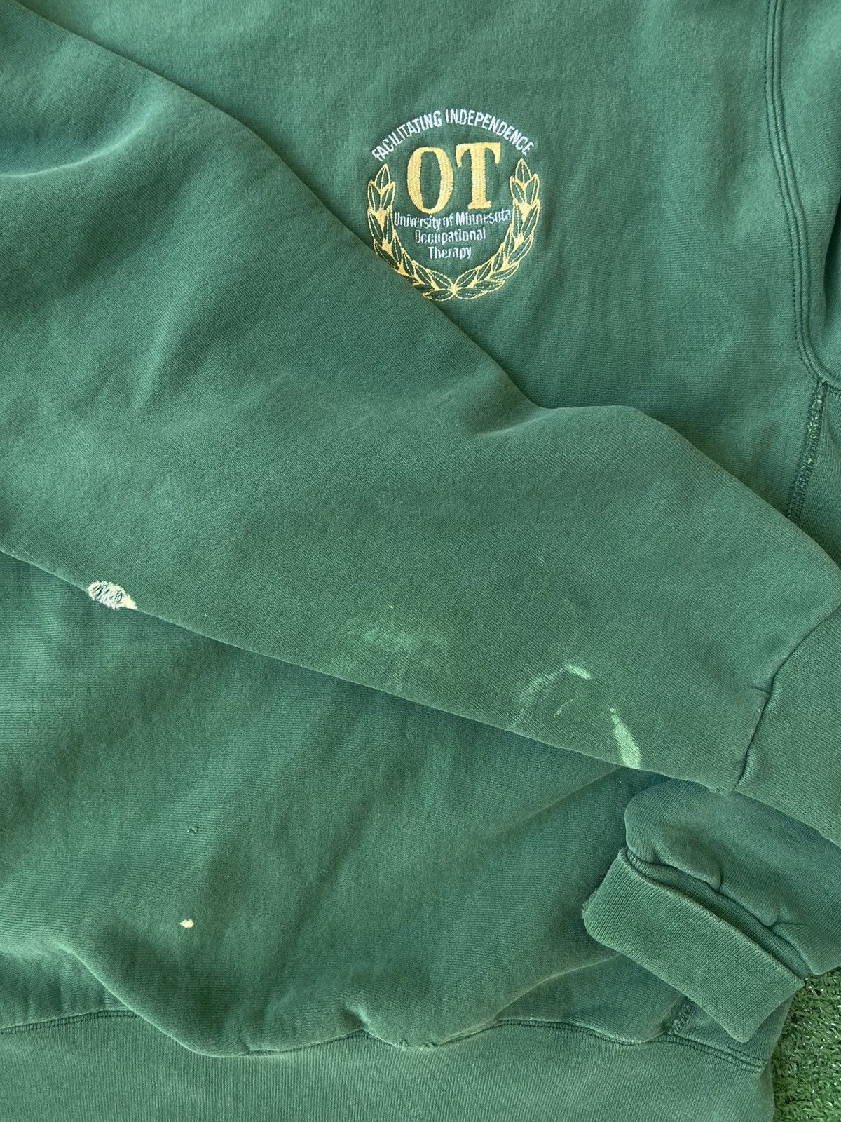 Vintage Vintage 90s Santee Heavyweight Univ. of Minnesota Crewneck Size US XL / EU 56 / 4 - 8 Thumbnail