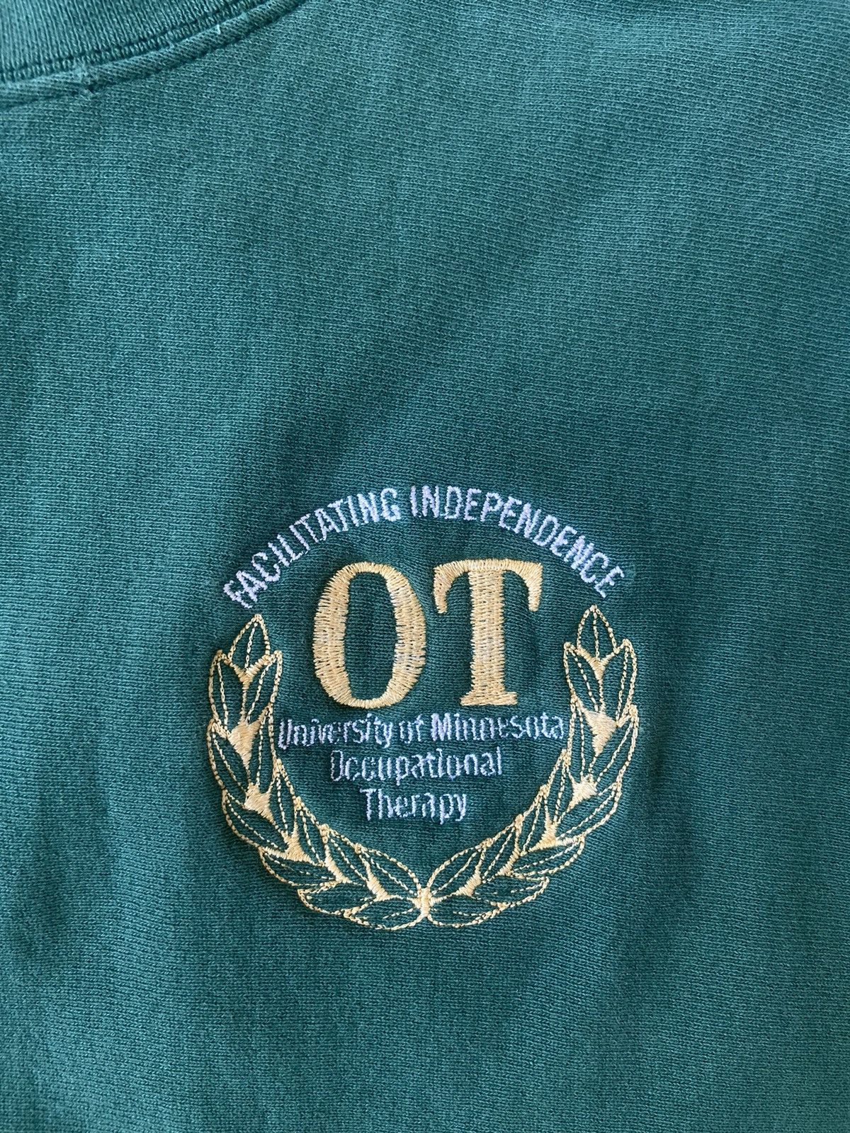 Vintage Vintage 90s Santee Heavyweight Univ. of Minnesota Crewneck Size US XL / EU 56 / 4 - 4 Thumbnail