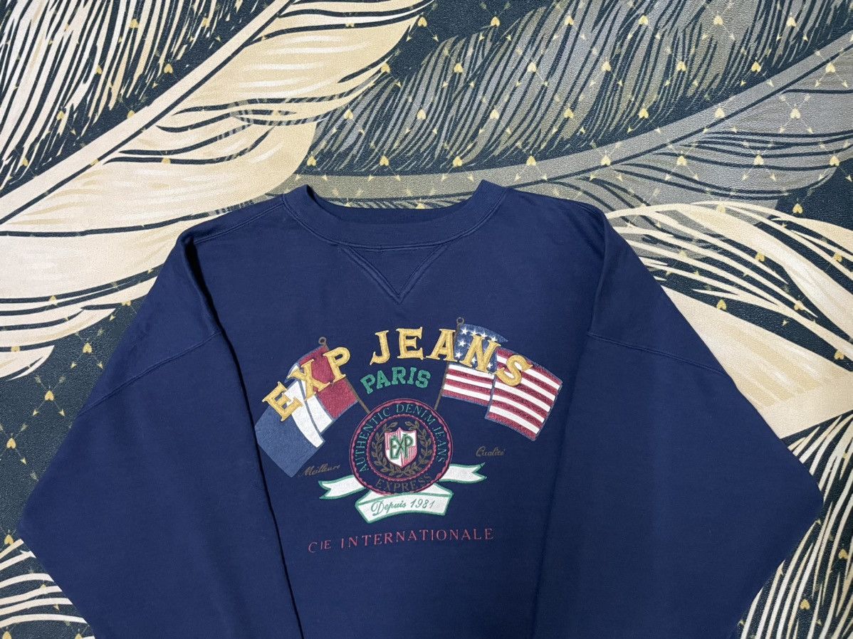 Express × Jean × Vintage Vintage EXP Jeans Paris 1981 Size US XXL / EU 58 / 5 - 5 Thumbnail