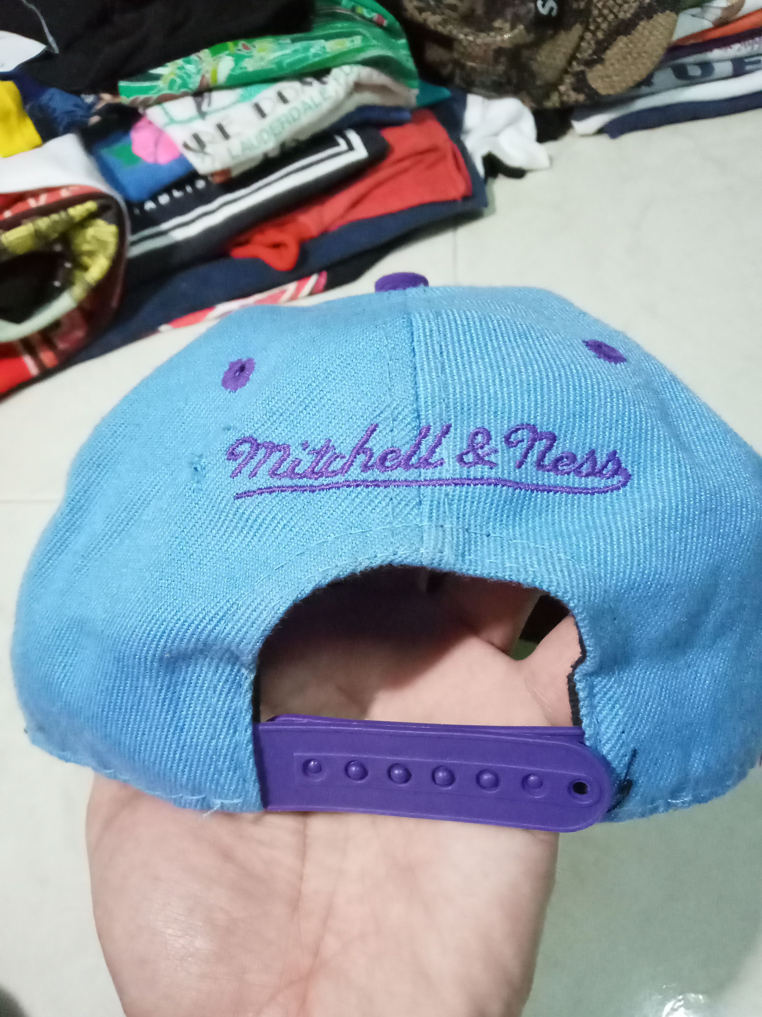 NBA × New Era × Vintage NBA Hornets Team Basket Ball by New Era x Mitchell & ness Size ONE SIZE - 4 Thumbnail