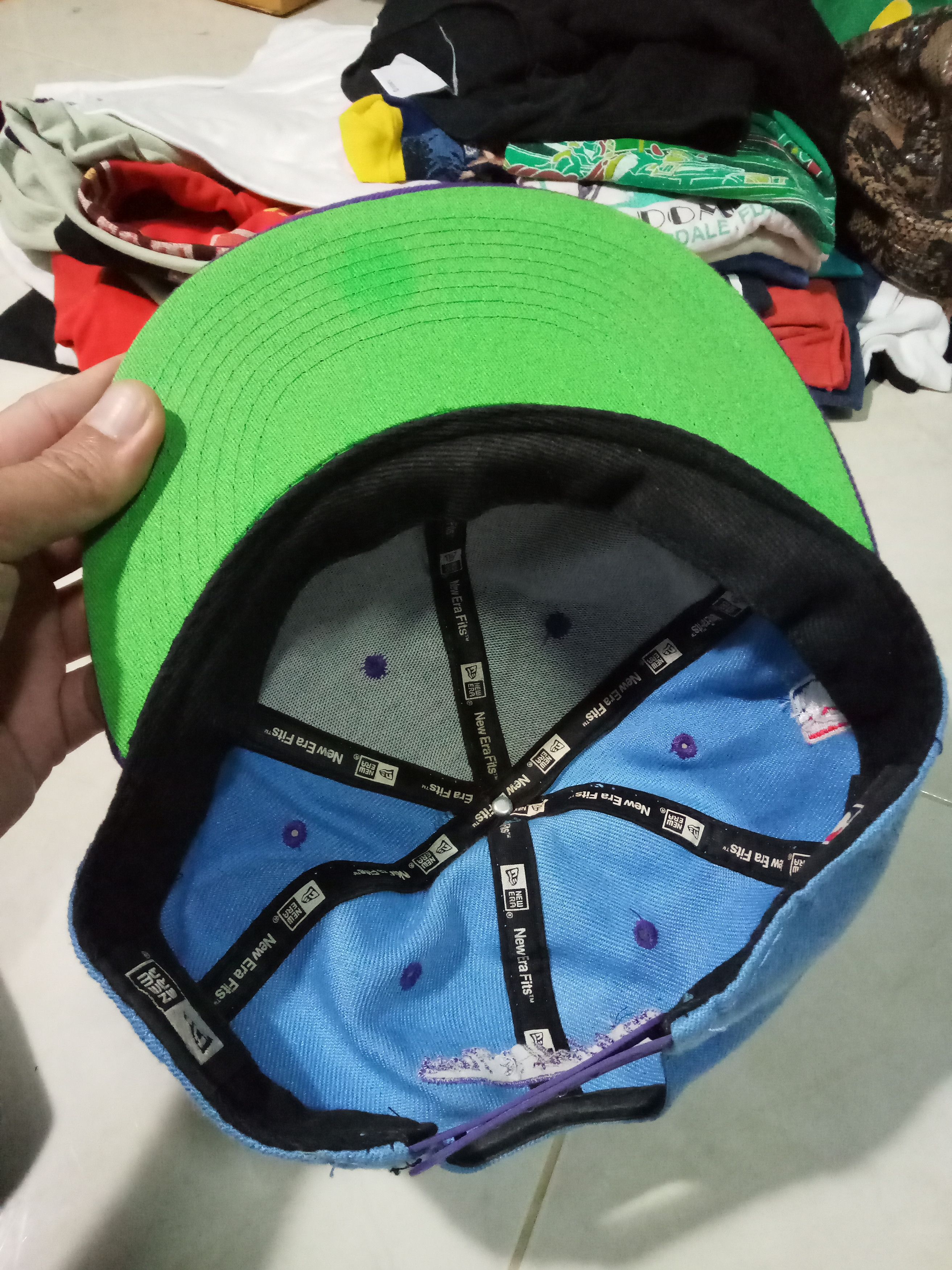 NBA × New Era × Vintage NBA Hornets Team Basket Ball by New Era x Mitchell & ness Size ONE SIZE - 5 Thumbnail