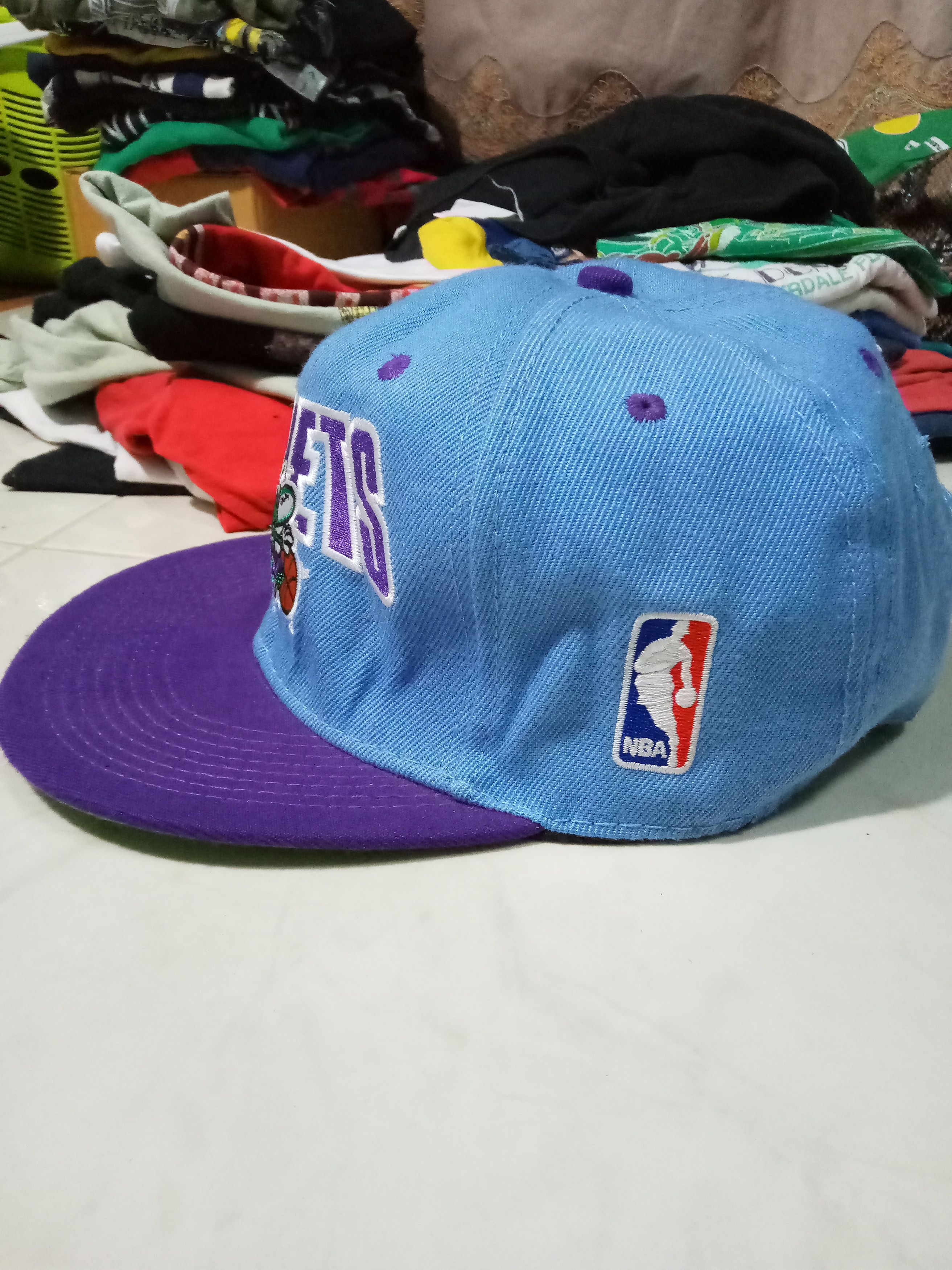 NBA × New Era × Vintage NBA Hornets Team Basket Ball by New Era x Mitchell & ness Size ONE SIZE - 2 Thumbnail