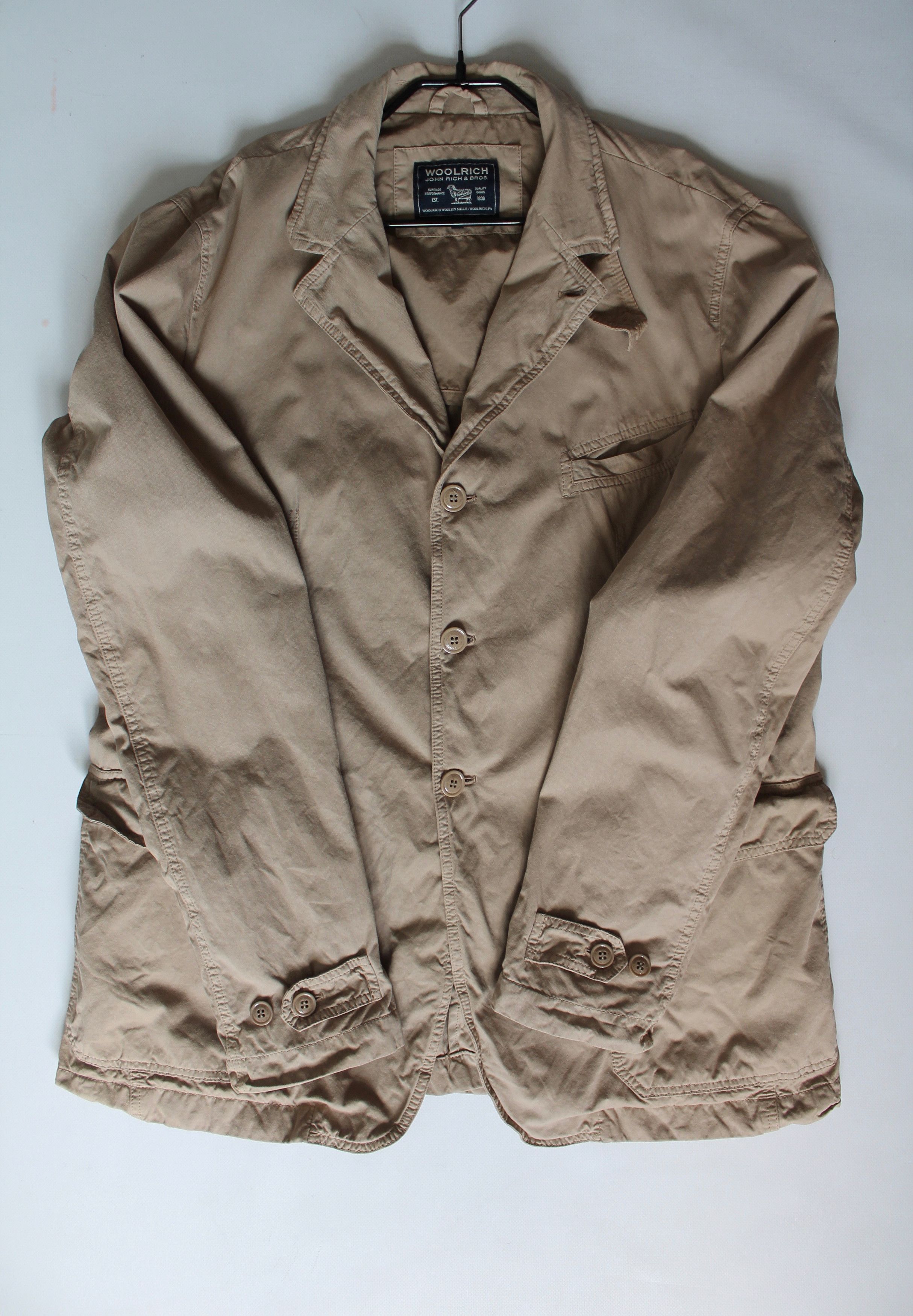 Woolrich Woolen Mills Woolrich John Rich & Bros. Cotton Blazer Sport jacket Size US XL / EU 56 / 4 - 9 Thumbnail