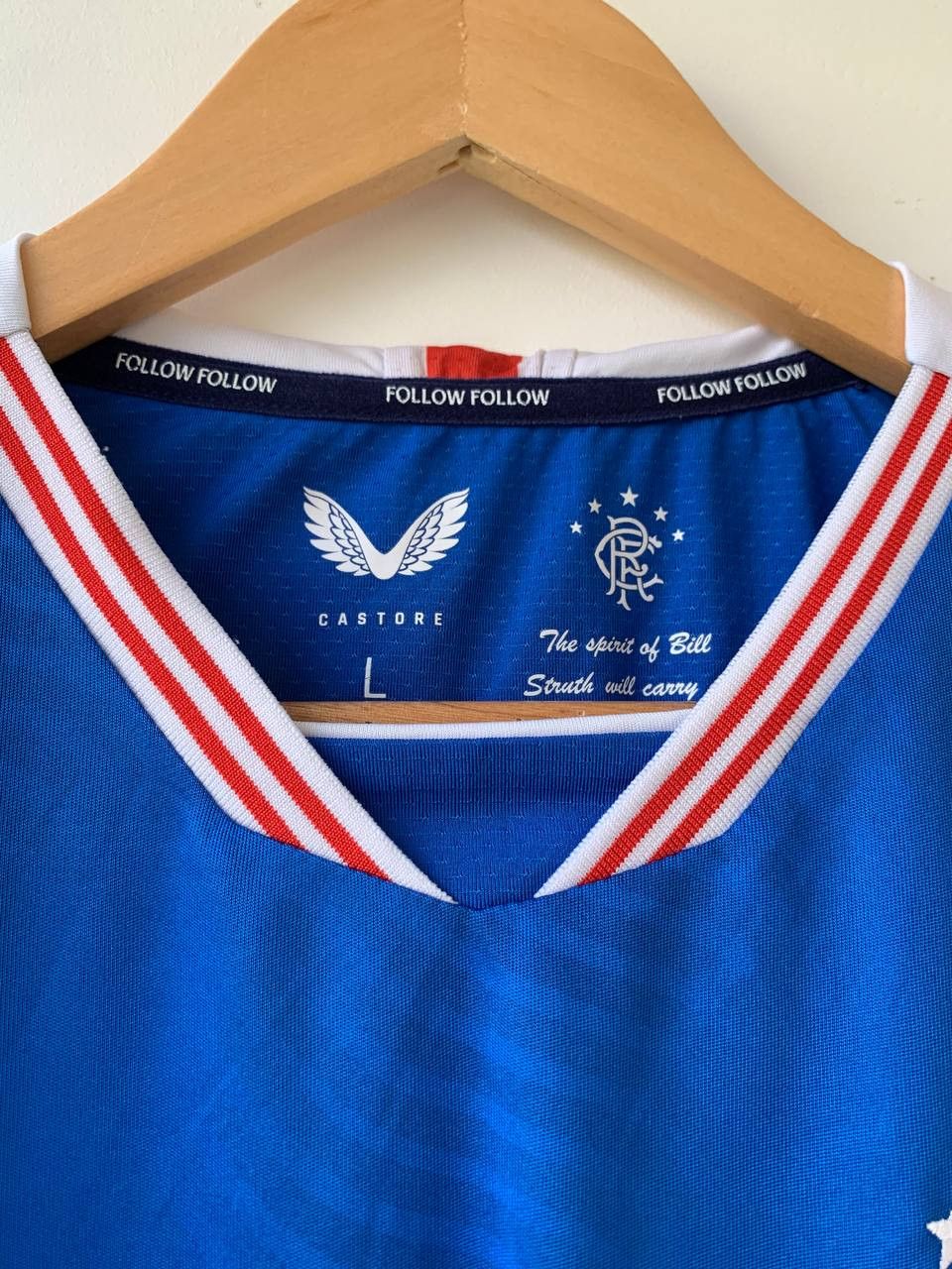 Castore Rangers Glasgow CASTORE Soccer Jersey Size US L / EU 52-54 / 3 - 3 Thumbnail