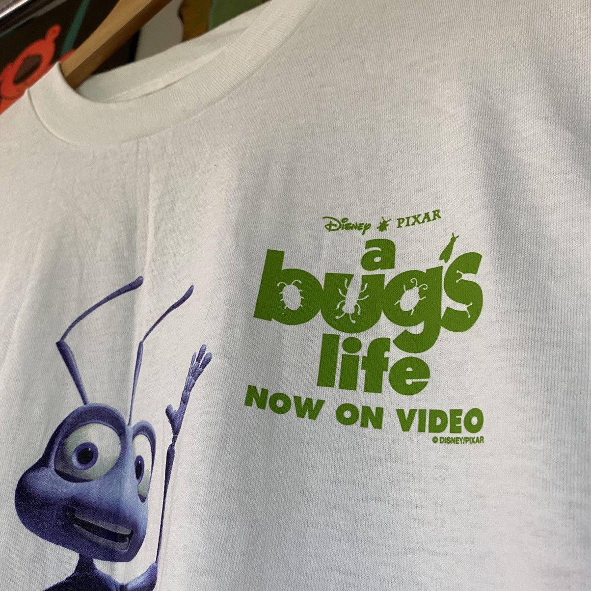 Vintage outlet Disney A Bugs Life Rare Shirt M Pixar Disney