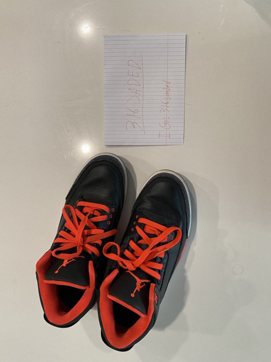 Jordan Brand × Nike Air Jordan 3 Retro Crimson 2013 Size US 9.5 / EU 42-43 - 1 Thumbnail