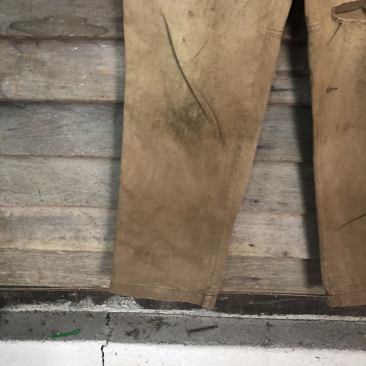 Japanese Brand Jawin Brown Faded thrashed Cargo Multipocket Pants #6844 Size US 29 - 8 Thumbnail