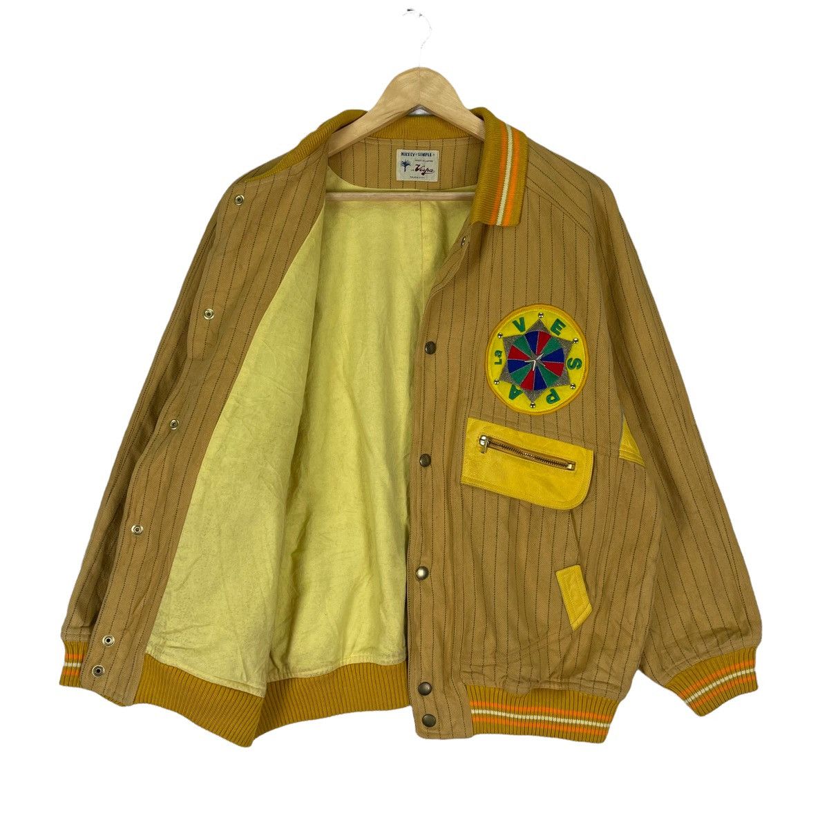 🔥LA VESPA JAPAN STRIPED BOMBER VARSITY JACKET