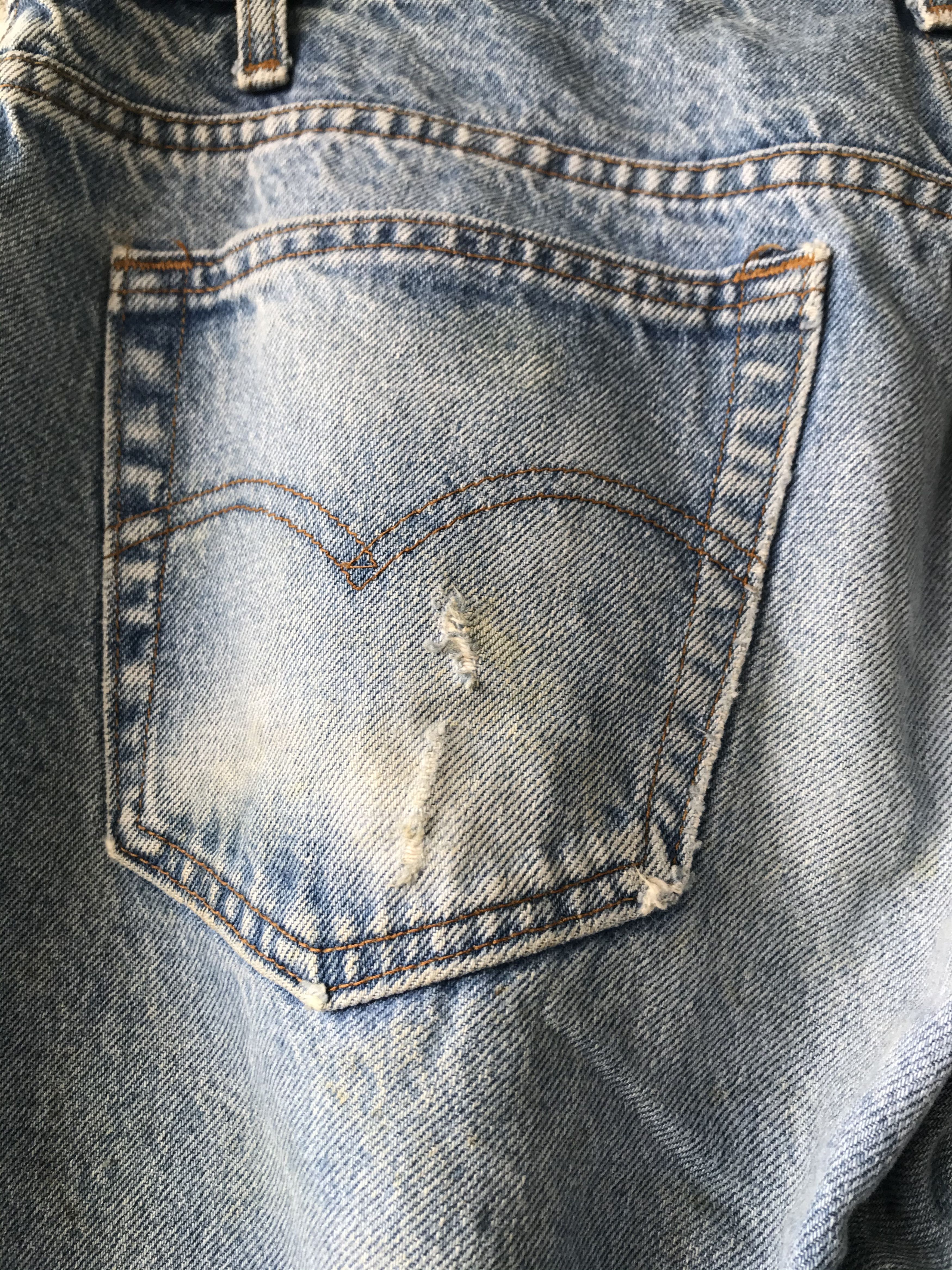 Levi's 80s Made in USA Levis 505 Talon Zipper Size US 36 / EU 52 - 5 Thumbnail