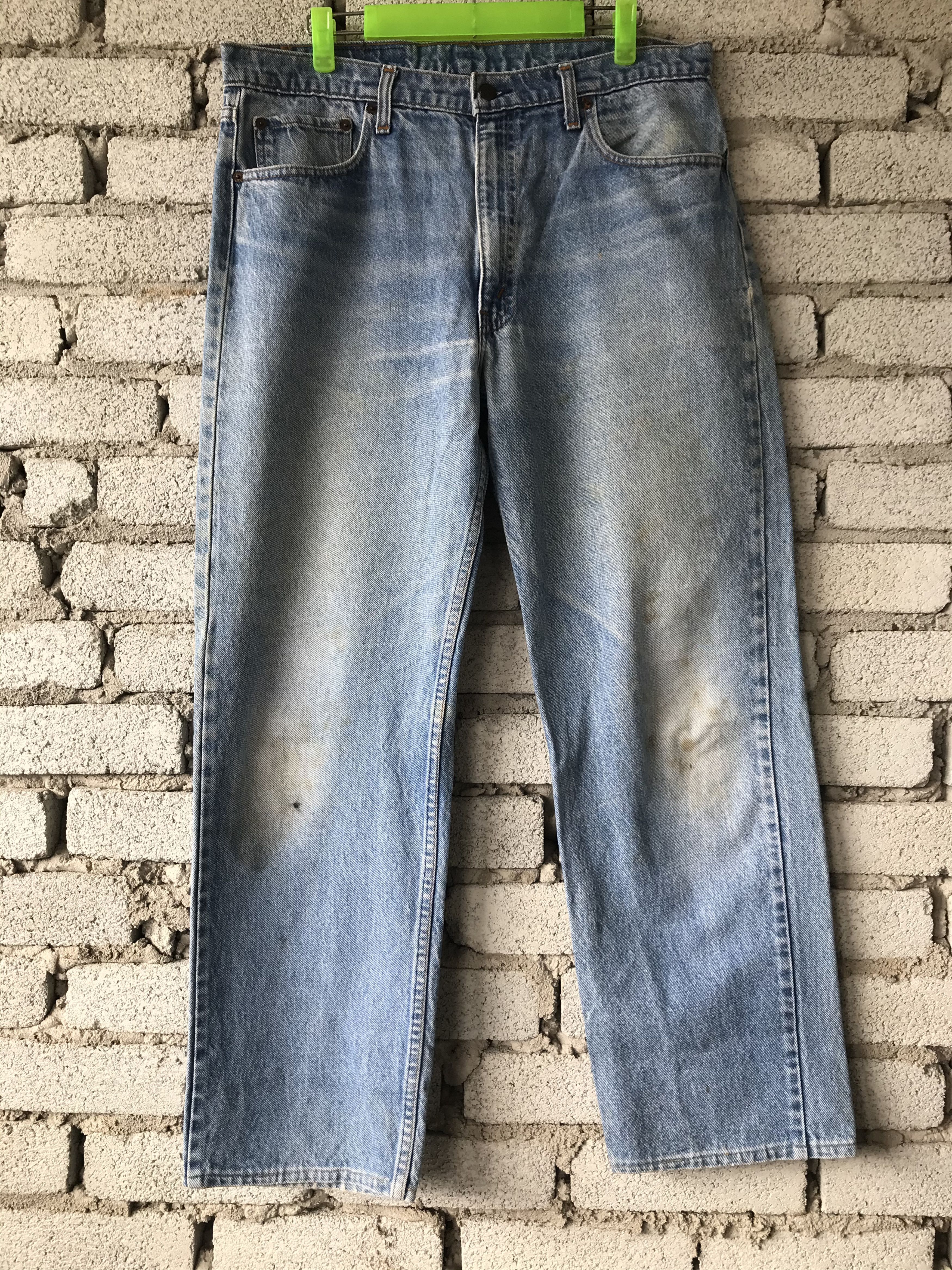 Levi's 80s Made in USA Levis 505 Talon Zipper Size US 36 / EU 52 - 1 Thumbnail