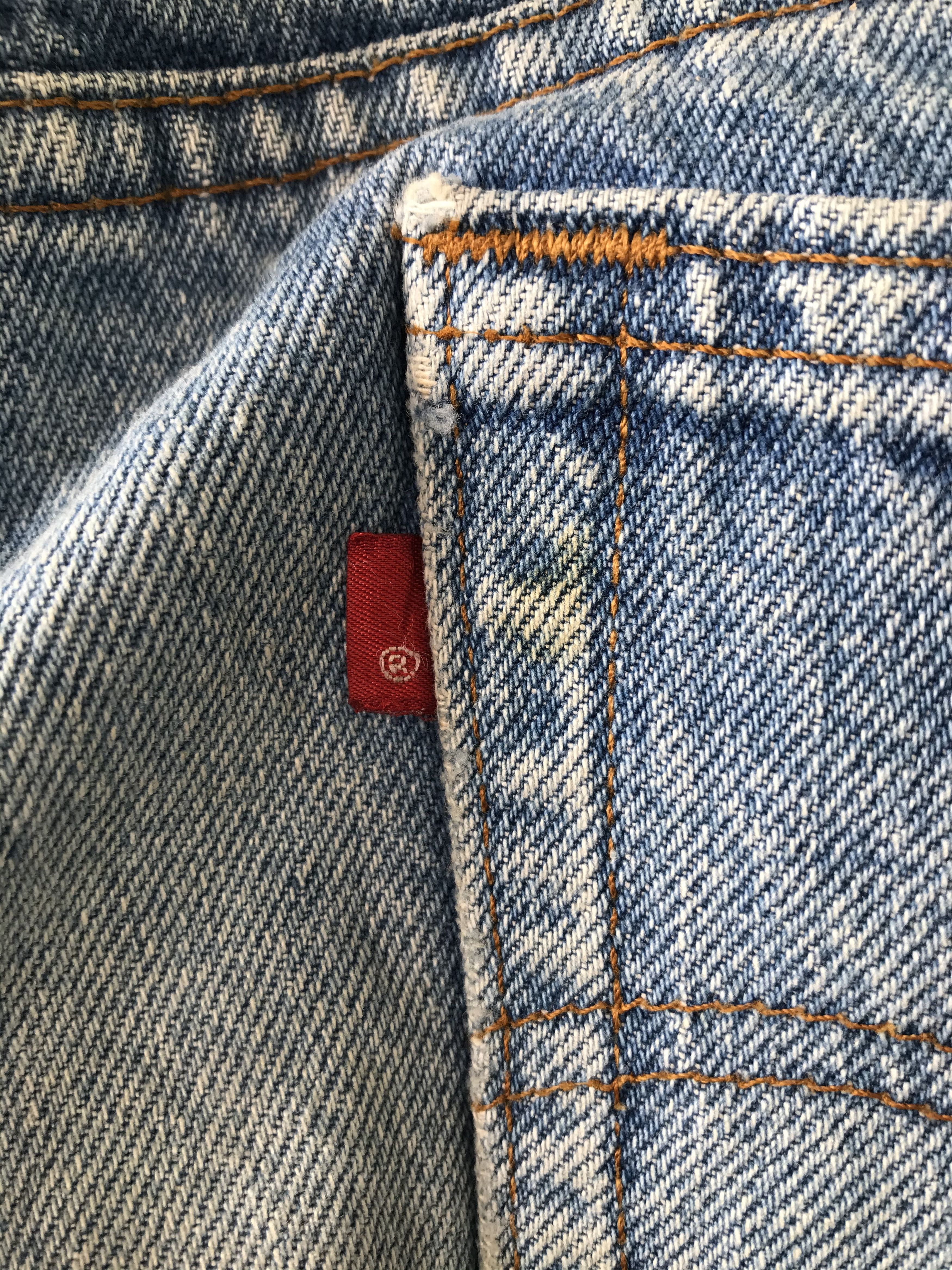 Levi's 80s Made in USA Levis 505 Talon Zipper Size US 36 / EU 52 - 6 Thumbnail