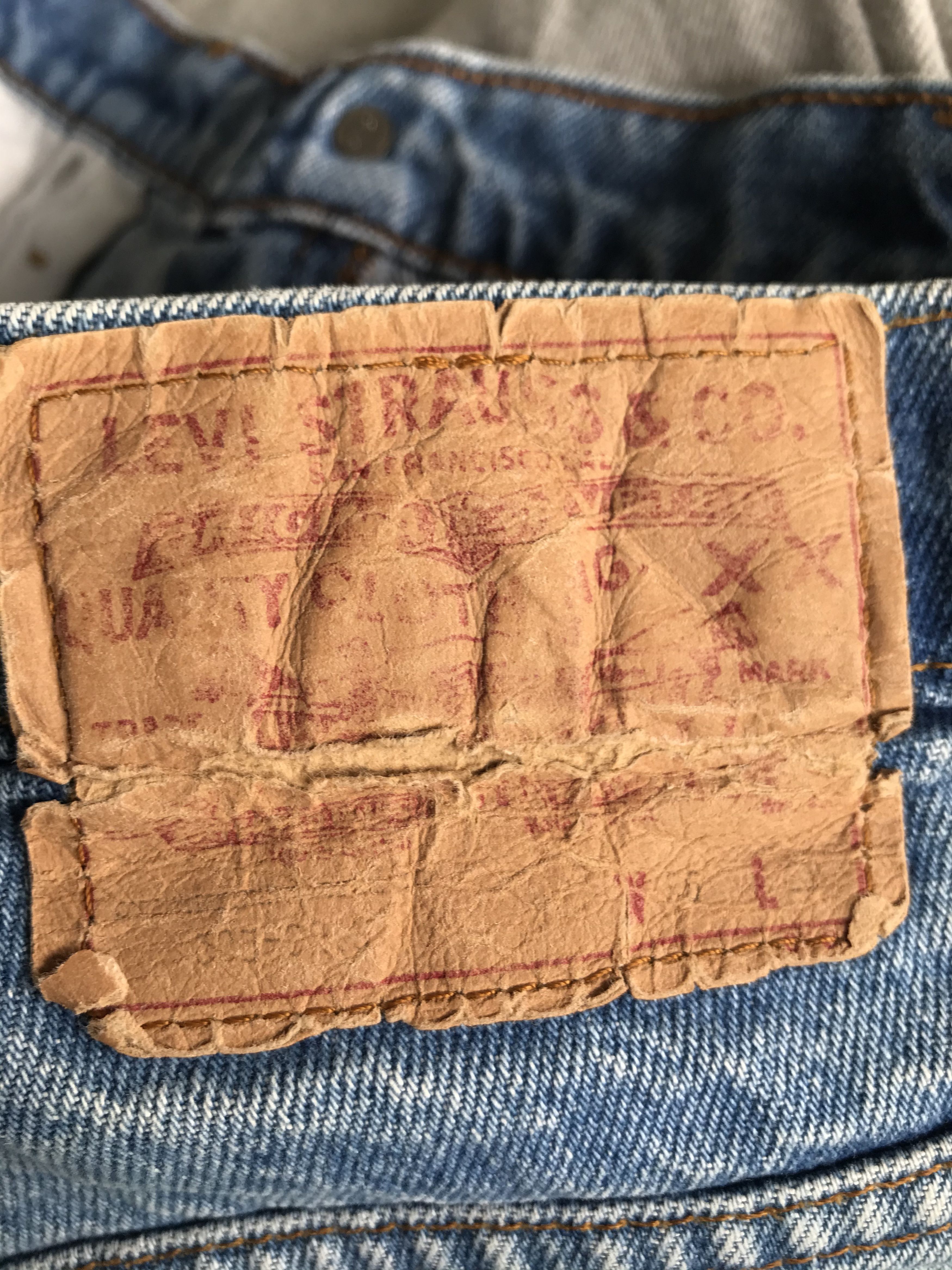 Levi's 80s Made in USA Levis 505 Talon Zipper Size US 36 / EU 52 - 7 Thumbnail