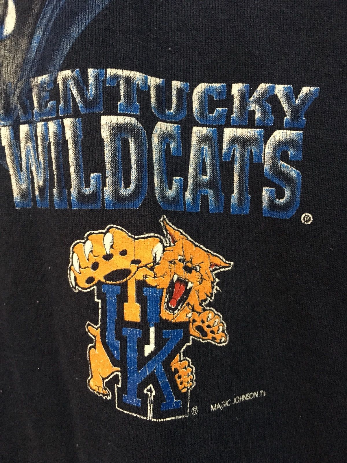 NBA Vintage Kentucky Wildcats Magic Johnson sweatshirt sweater Size US L / EU 52-54 / 3 - 3 Thumbnail