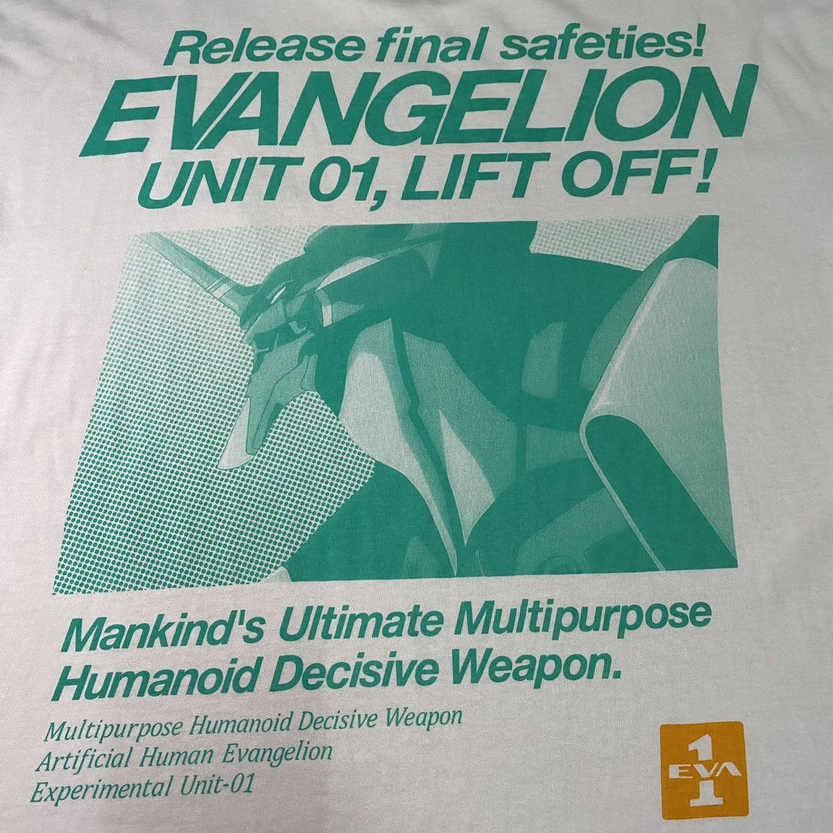 Anime × Cartoon Network × Japanese Brand Neon Genesis Evangelion Unit01 Eva Shinji Ikari Anime Tshirt Size US L / EU 52-54 / 3 - 4 Thumbnail