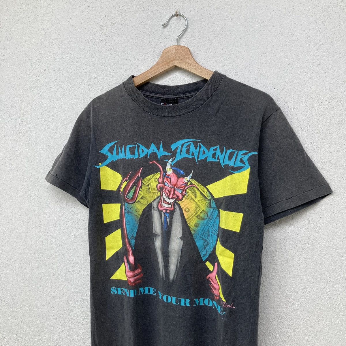 Band Tees × Vintage Vintage suicidal tendencies “send me your money” t shirt Size US M / EU 48-50 / 2 - 3 Thumbnail