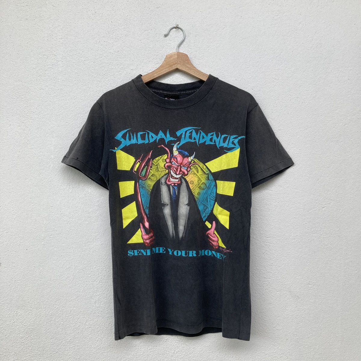 Vintage suicidal tendencies “send me your money” t shirt