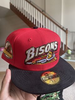 59FIFTY Milb Buffalo Bisons VFTV Red - Green UV 7 5/8