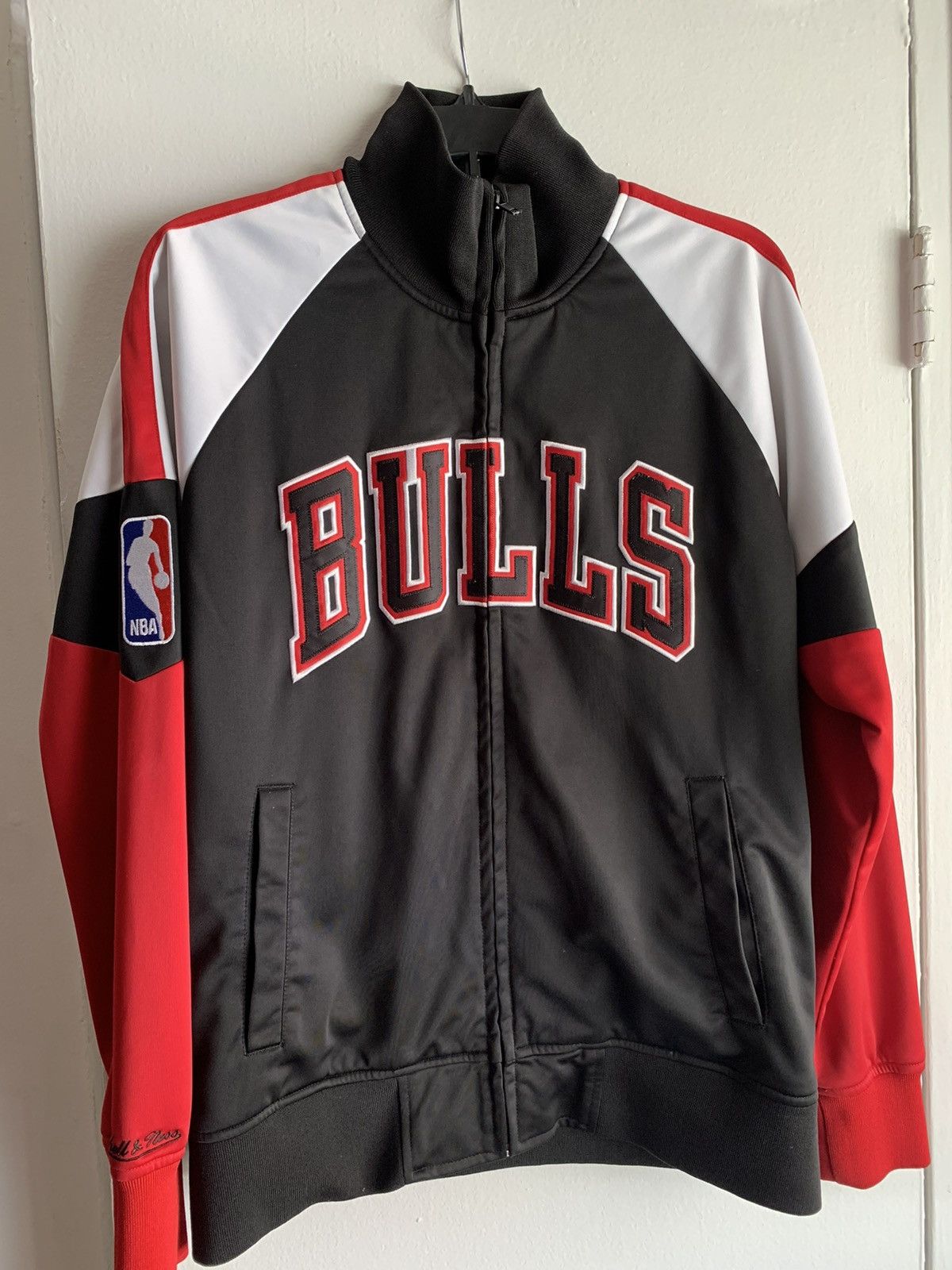 Mitchell & Ness × NBA Chicago bulls warm up track jacket Size US S / EU 44-46 / 1 - 2 Thumbnail