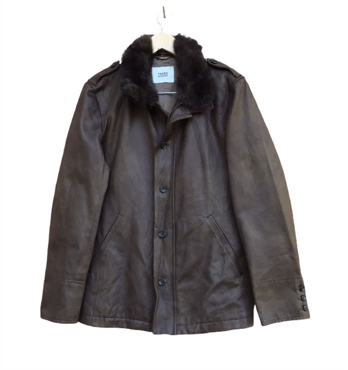Takeo Kikuchi Takeo Kikuchi Rabbit Fur Jacket Size US S / EU 44-46 / 1 - 1 Thumbnail