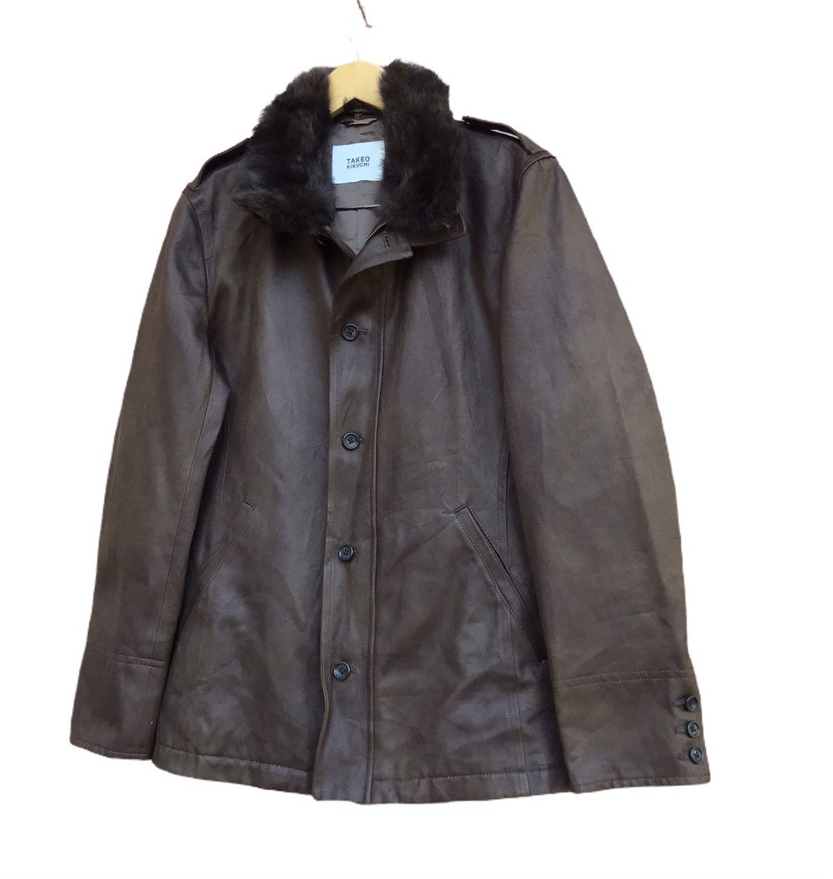 Takeo Kikuchi Takeo Kikuchi Rabbit Fur Jacket Size US S / EU 44-46 / 1 - 2 Thumbnail