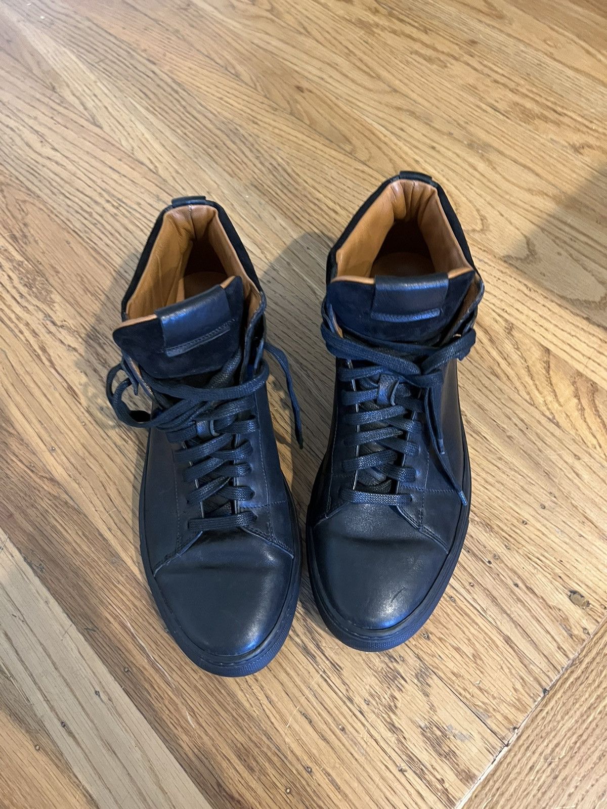 Frye Frye Black Leather Hightops, size 12 Size US 12 / EU 45 - 12 Thumbnail