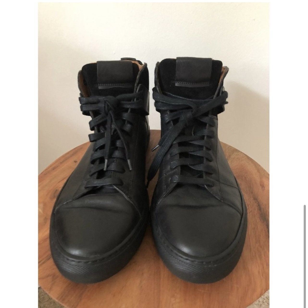 Frye Frye Black Leather Hightops, size 12 Size US 12 / EU 45 - 6 Thumbnail