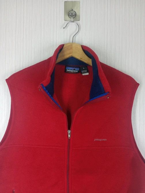 Patagonia Rare Vintage 90s Patagonia Synchilla Fleece Vest Size US L / EU 52-54 / 3 - 2 Thumbnail
