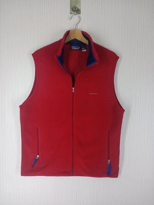 Patagonia Rare Vintage 90s Patagonia Synchilla Fleece Vest Size US L / EU 52-54 / 3 - 1 Thumbnail