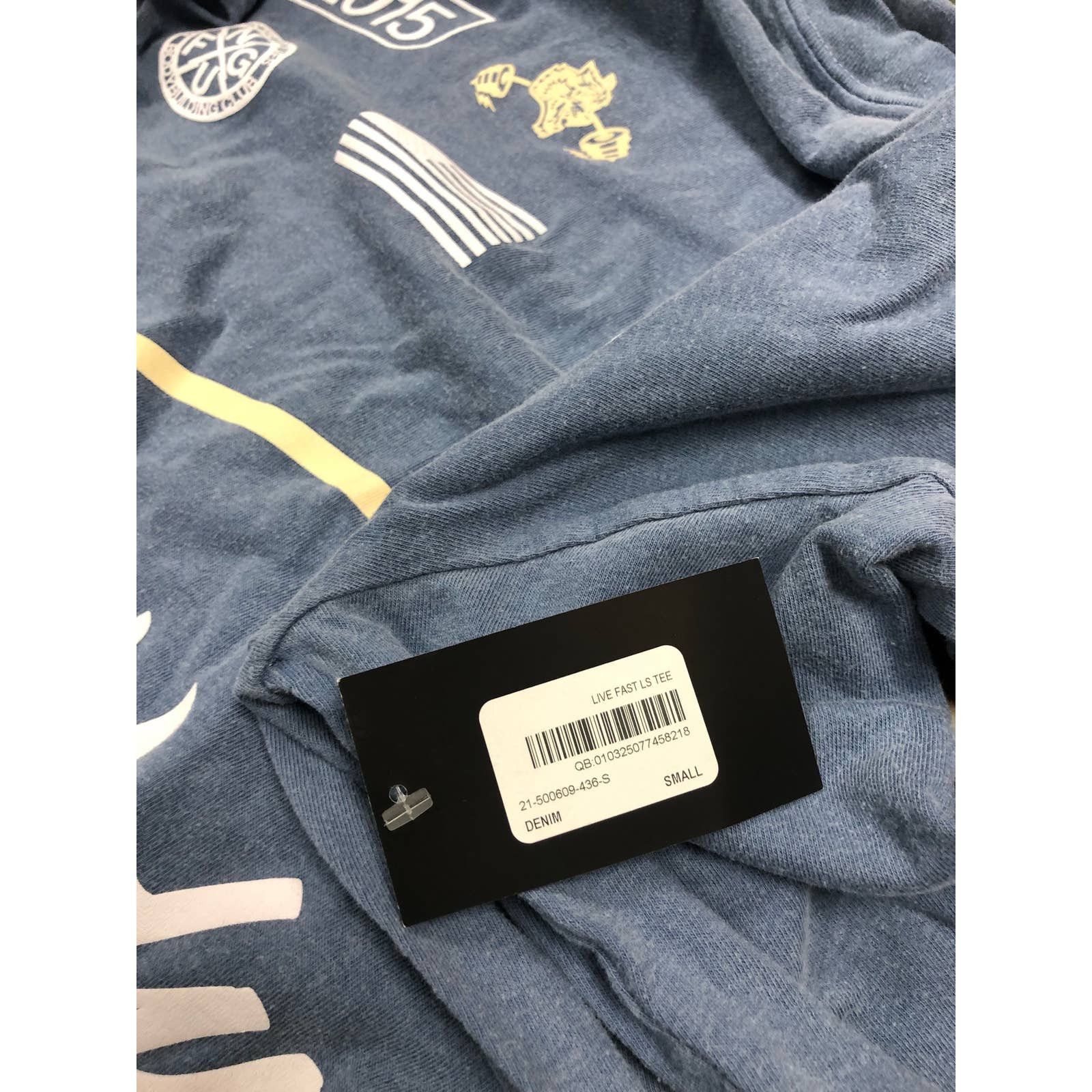 Darc Sport Darc Sport Men's Live Fast Long Sleeve Tee T-Shirt Size US S / EU 44-46 / 1 - 6 Thumbnail