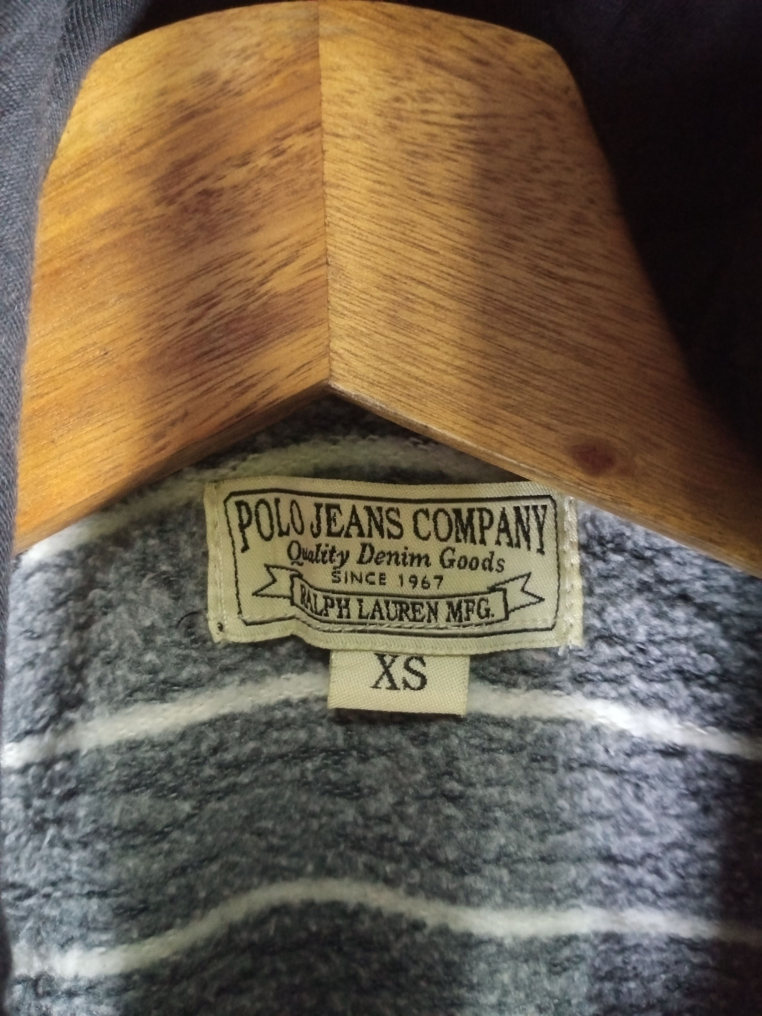 Polo Ralph Lauren RARE POLO JEANS RALPH LAUREN STRIPED HOODIE Size US XS / EU 42 / 0 - 2 Thumbnail